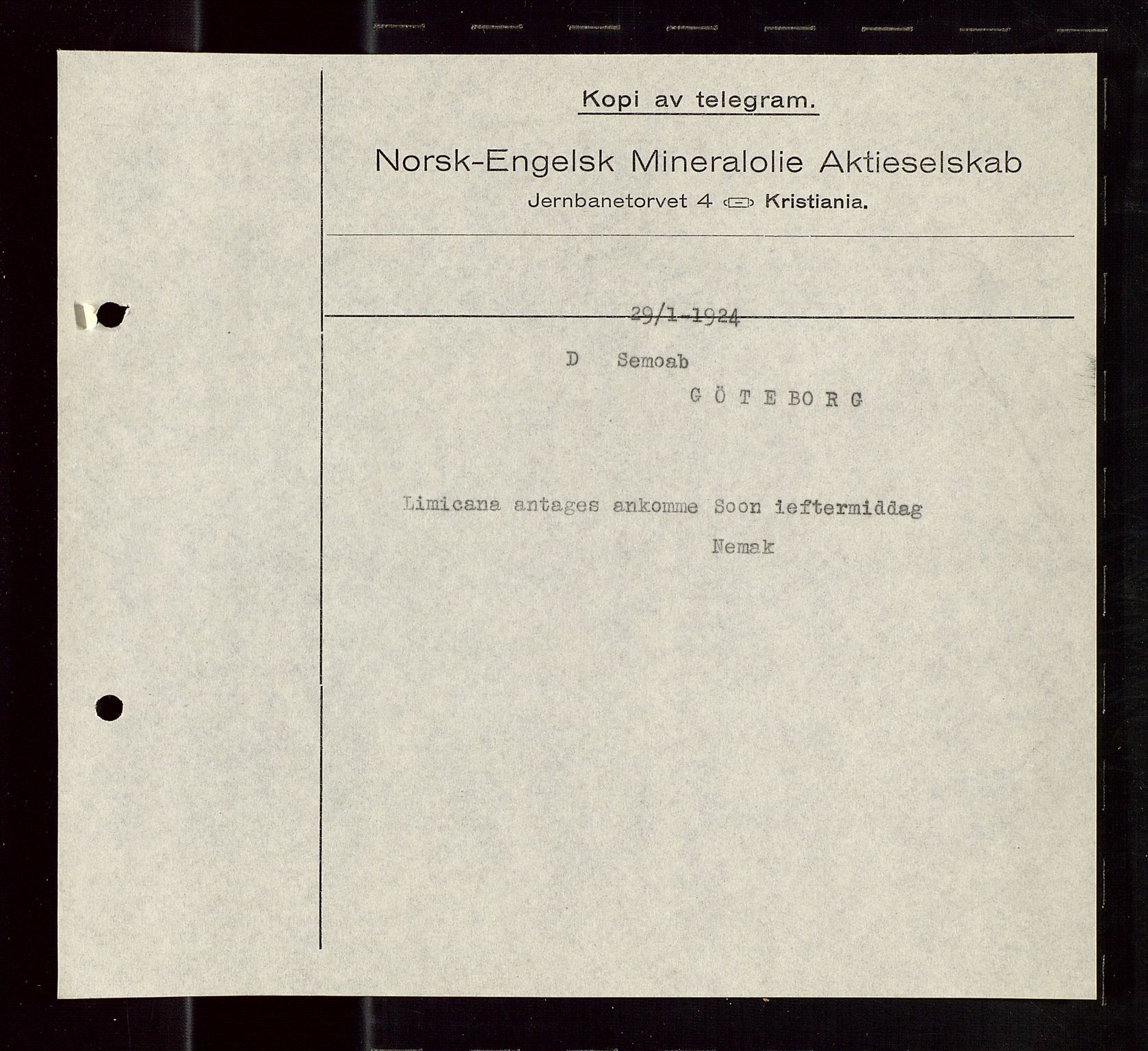 Pa 1521 - A/S Norske Shell, SAST/A-101915/E/Ea/Eaa/L0013: Sjefskorrespondanse, 1924, p. 139