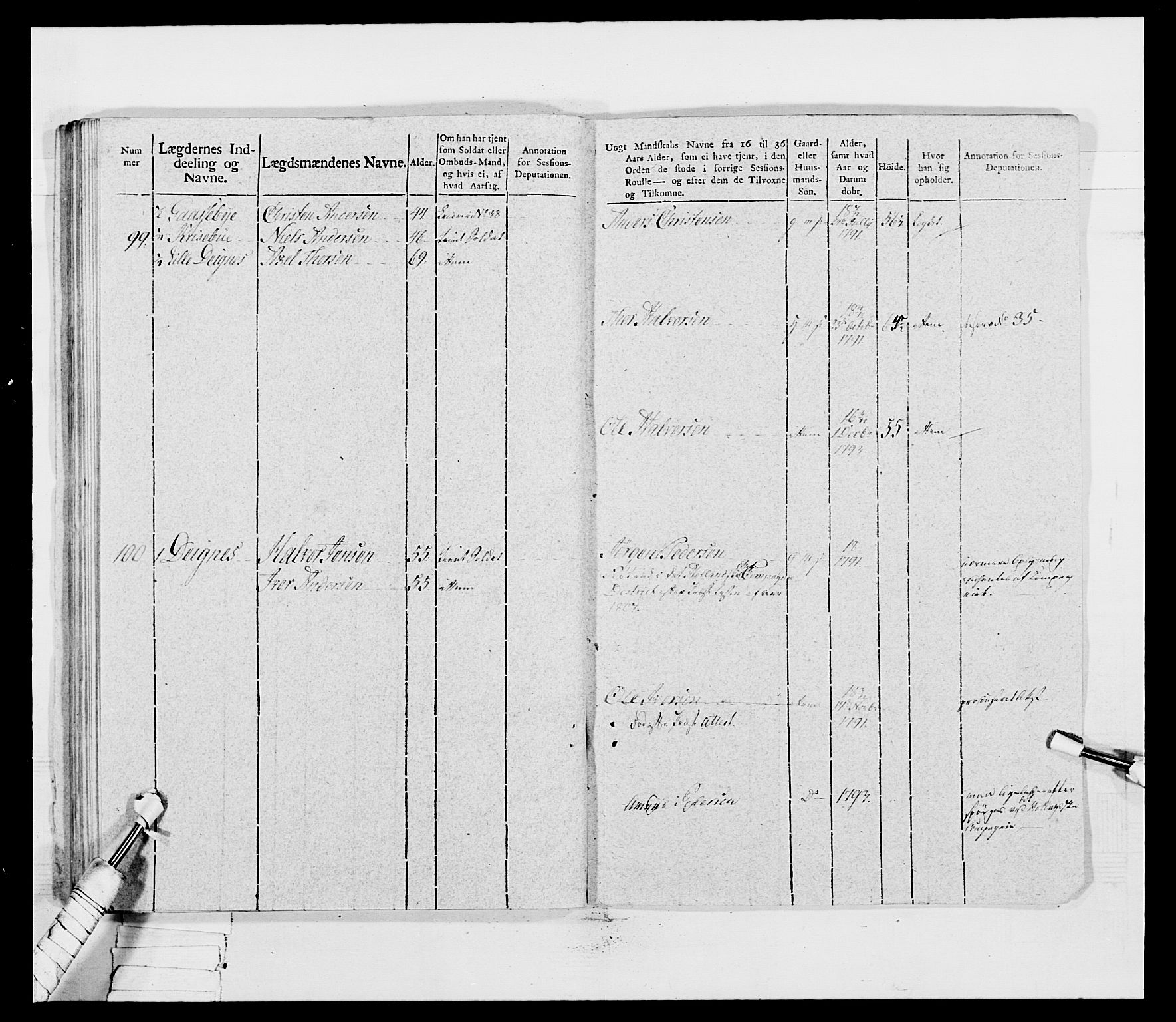 Generalitets- og kommissariatskollegiet, Det kongelige norske kommissariatskollegium, AV/RA-EA-5420/E/Eh/L0030b: Sønnafjelske gevorbne infanteriregiment, 1810, p. 261