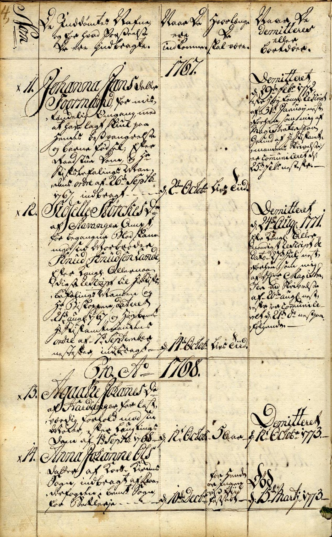 Tukthuset i Bergen, AV/SAB-A-100324/F, 1771-1776, p. 4