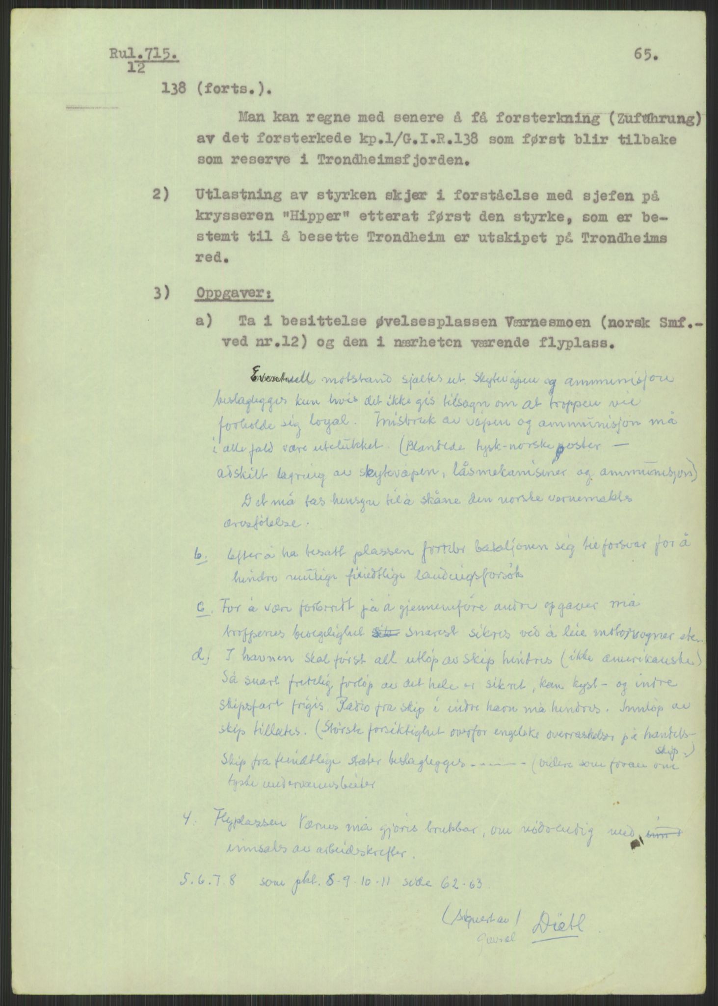 Forsvaret, Forsvarets krigshistoriske avdeling, AV/RA-RAFA-2017/Y/Yb/L0114: II-C-11-513-550  -  5. Divisjon., 1940, p. 1126