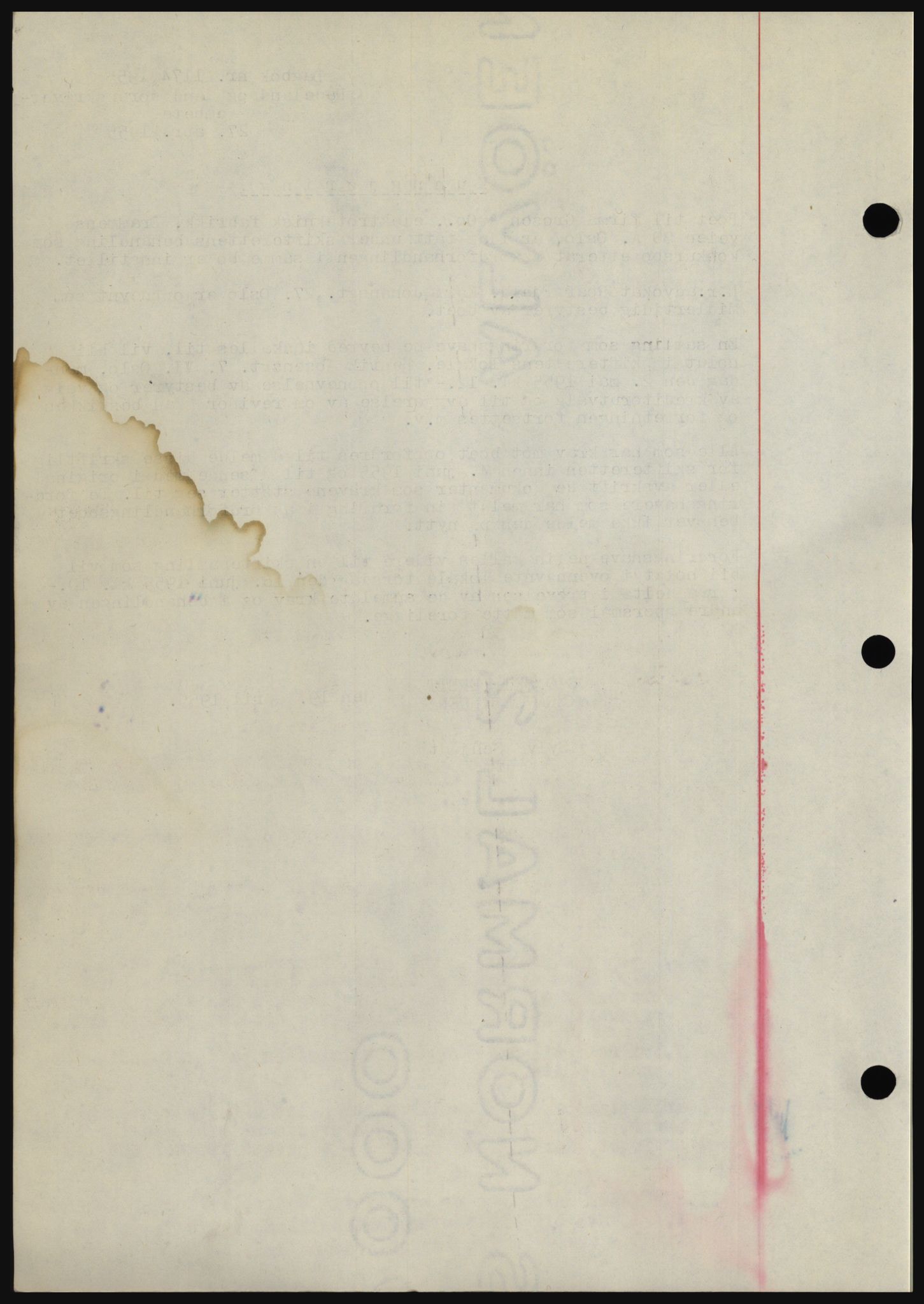 Hadeland og Land tingrett, SAH/TING-010/H/Hb/Hbc/L0032: Mortgage book no. B32, 1955-1955, Diary no: : 1174/1955