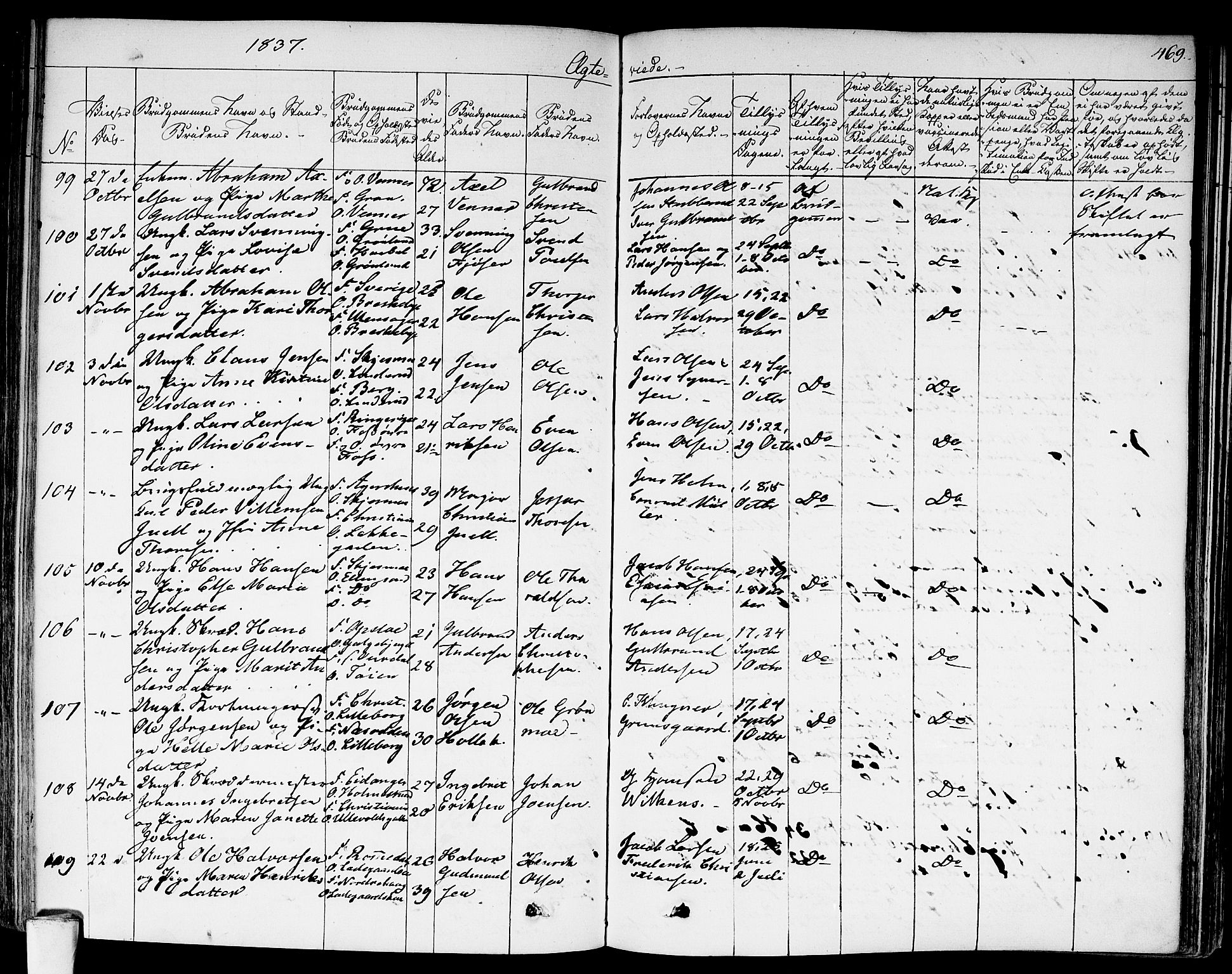 Aker prestekontor kirkebøker, SAO/A-10861/F/L0013: Parish register (official) no. 13, 1828-1837, p. 469