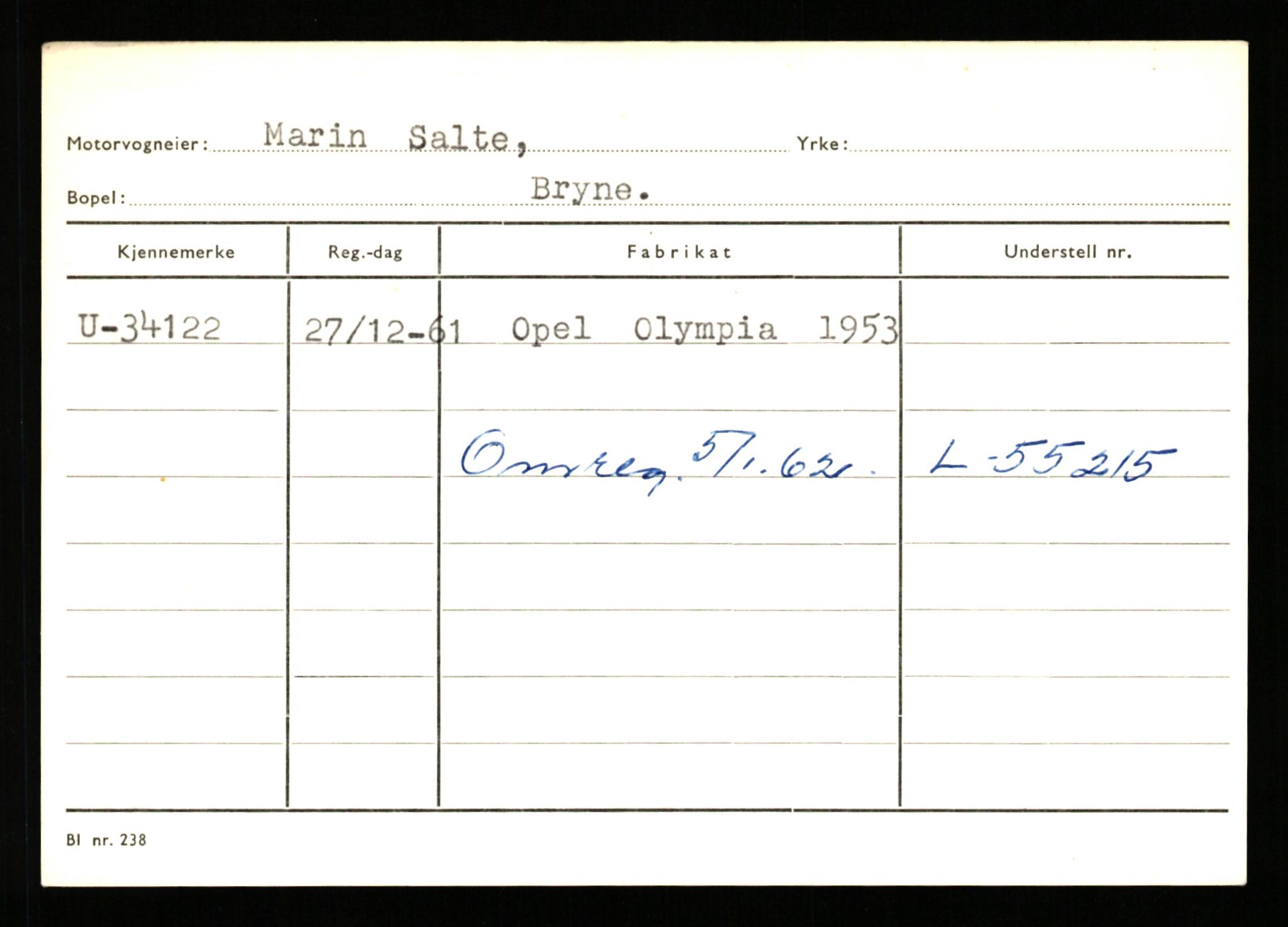 Stavanger trafikkstasjon, AV/SAST-A-101942/0/G/L0005: Registreringsnummer: 23000 - 34245, 1930-1971, p. 3458