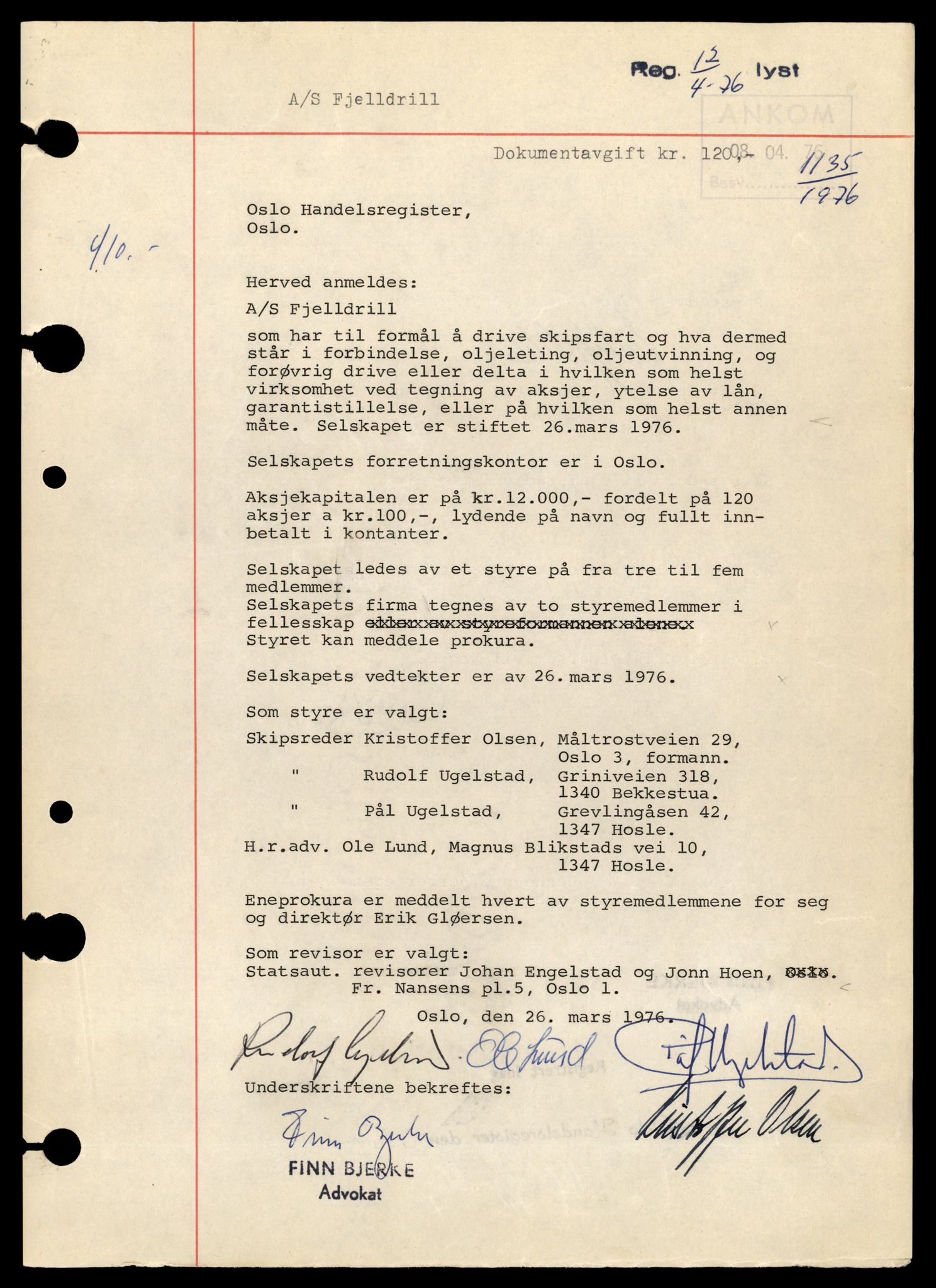 Oslo byfogd, Handelsregisteret, AV/SAT-A-10867/G/Gb/Gbb/L0085: Registreringsmeldinger, Fj-Hj, 1986, p. 3