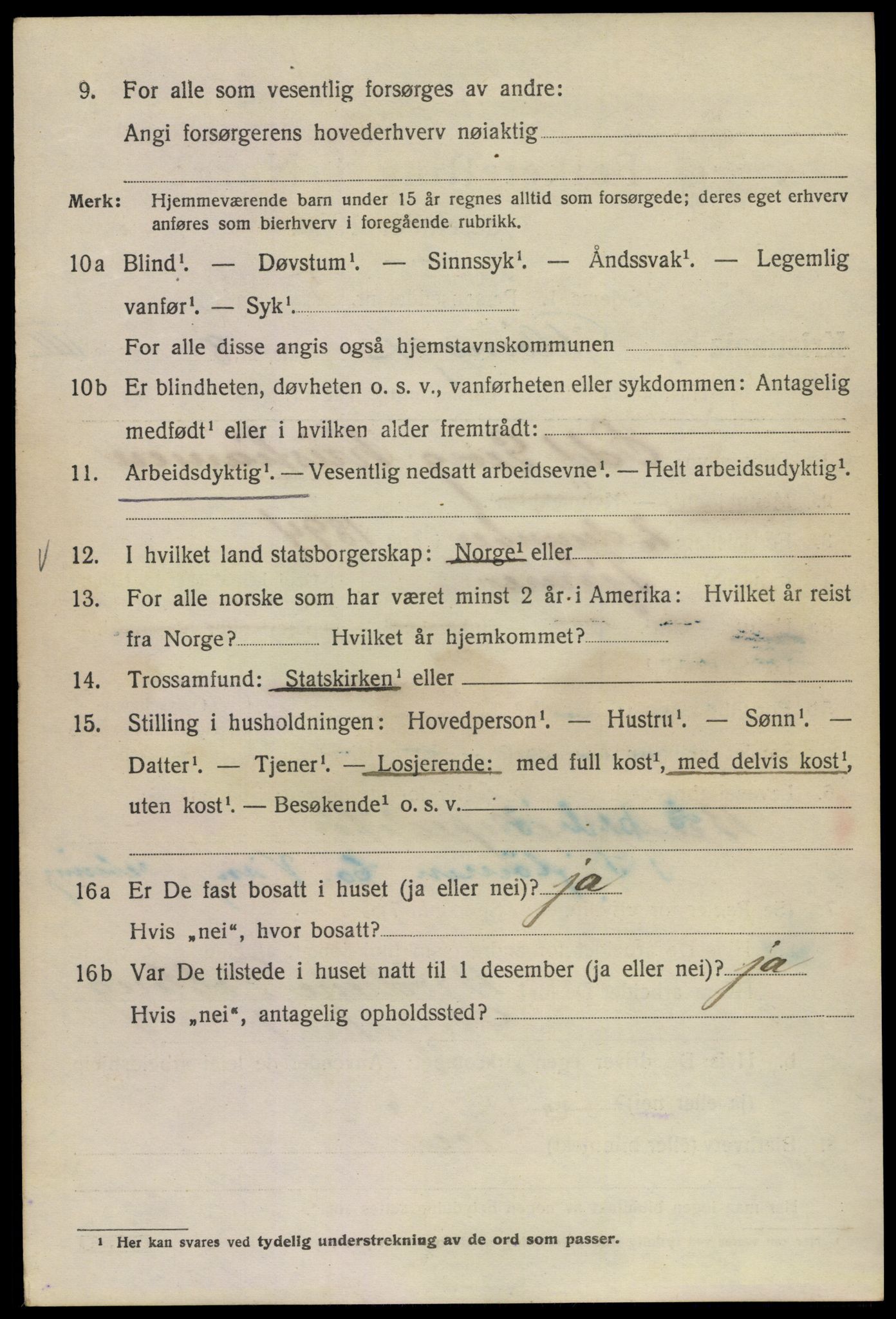 SAO, 1920 census for Kristiania, 1920, p. 456388