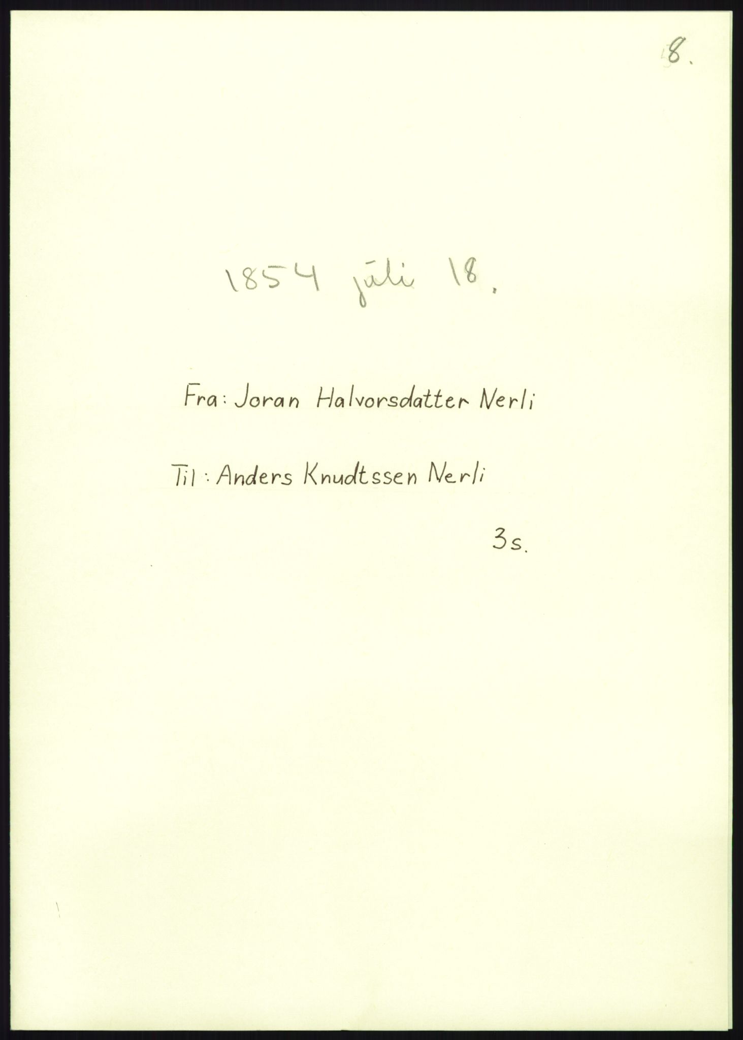 Samlinger til kildeutgivelse, Amerikabrevene, AV/RA-EA-4057/F/L0020: Innlån fra Buskerud: Lerfaldet - Lågdalsmuseet, 1838-1914, p. 553