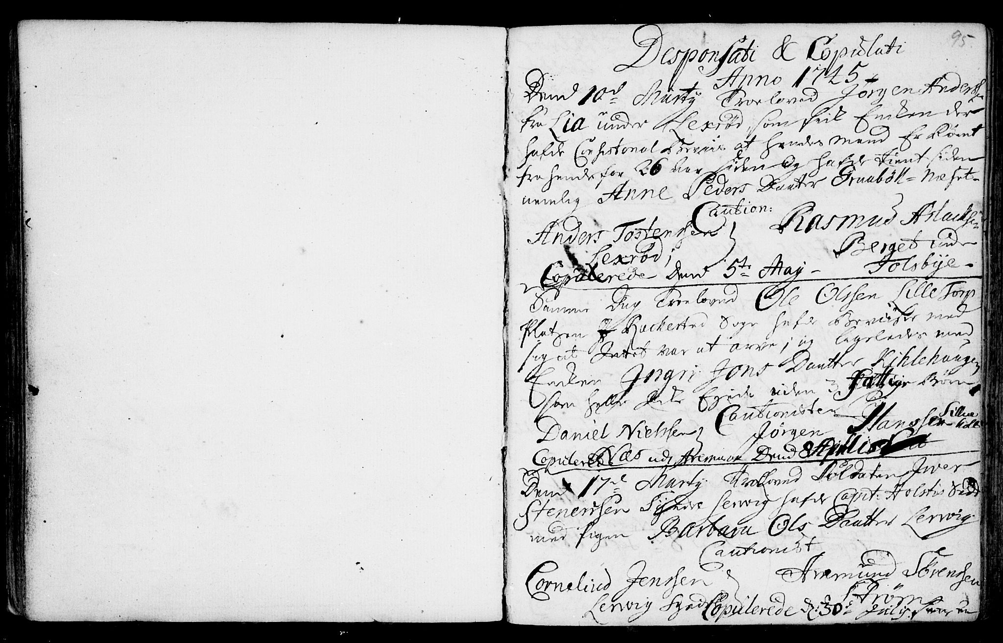 Aremark prestekontor Kirkebøker, SAO/A-10899/F/Fa/L0003: Parish register (official) no. I 3, 1745-1795, p. 95