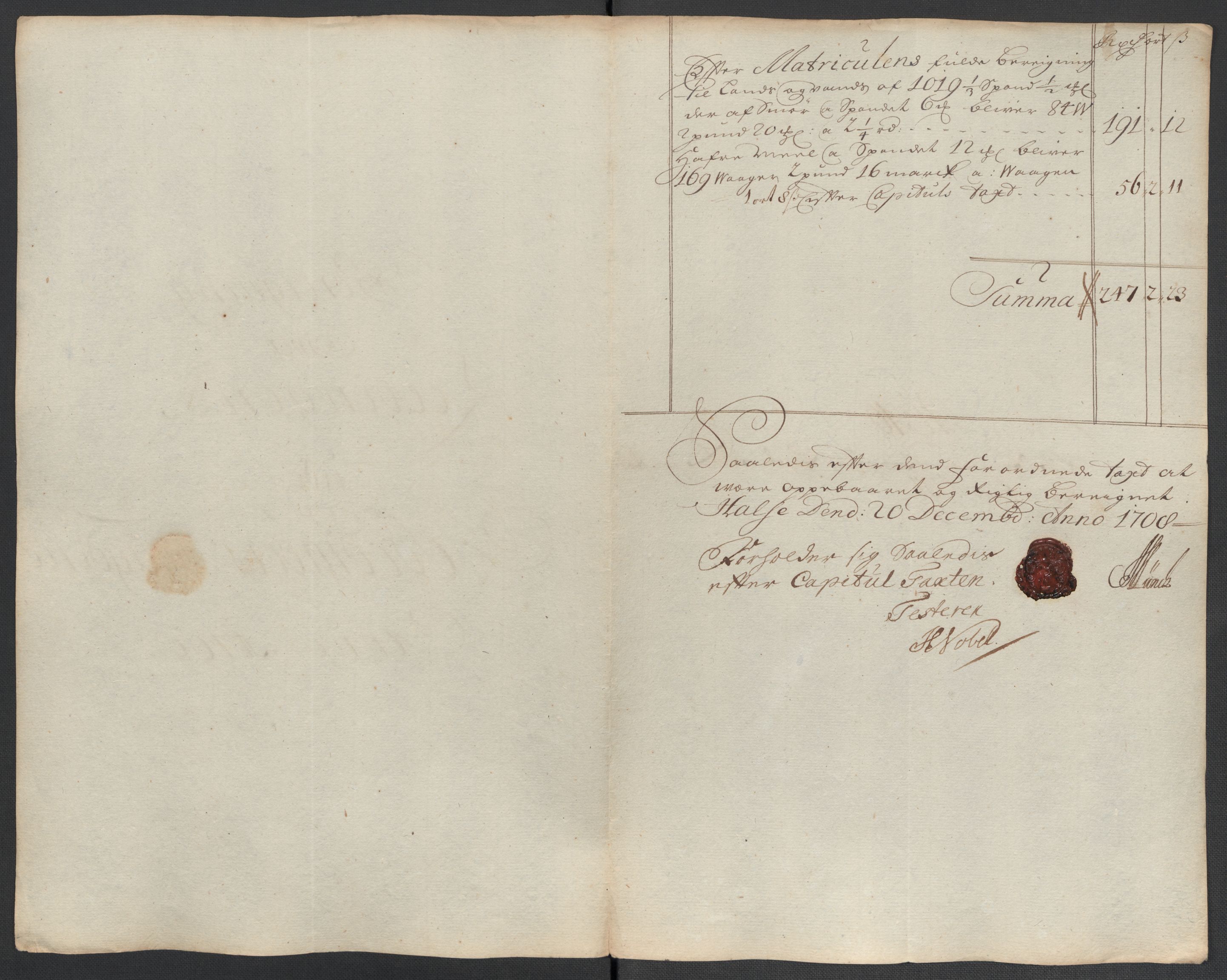 Rentekammeret inntil 1814, Reviderte regnskaper, Fogderegnskap, RA/EA-4092/R56/L3743: Fogderegnskap Nordmøre, 1708, p. 103