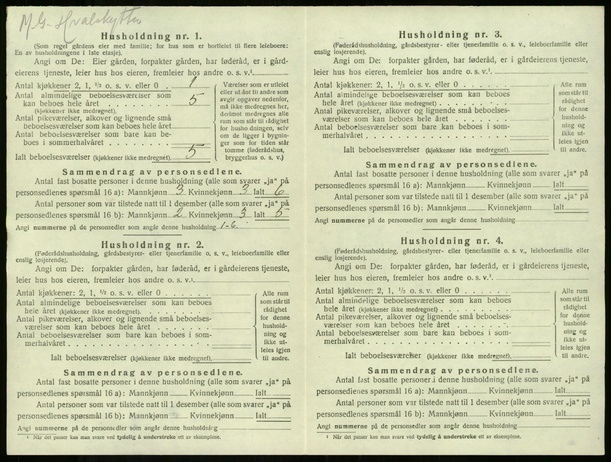 SAKO, 1920 census for Stokke, 1920, p. 1088