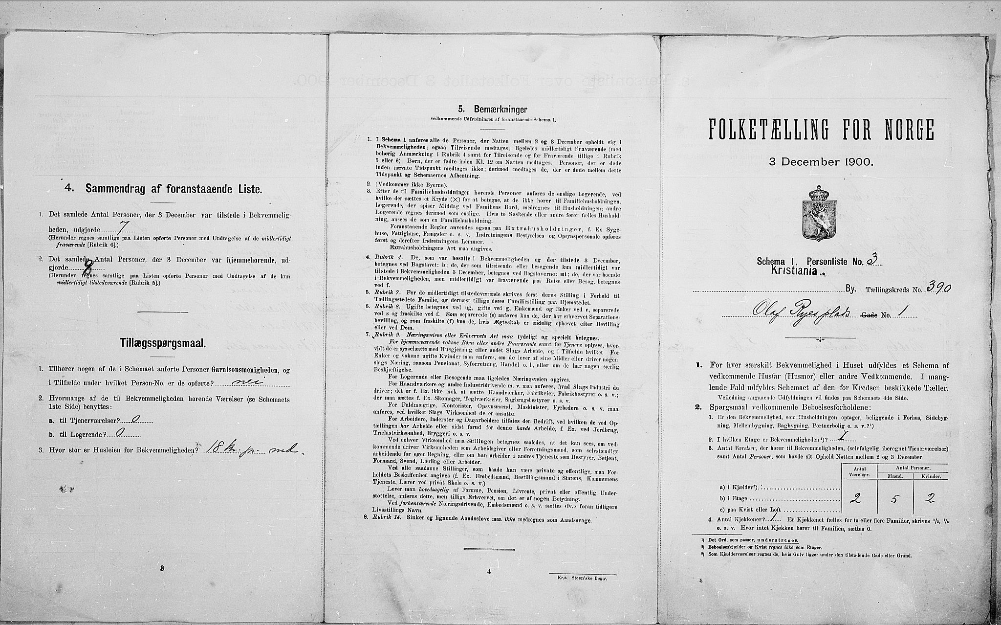 SAO, 1900 census for Kristiania, 1900, p. 67836