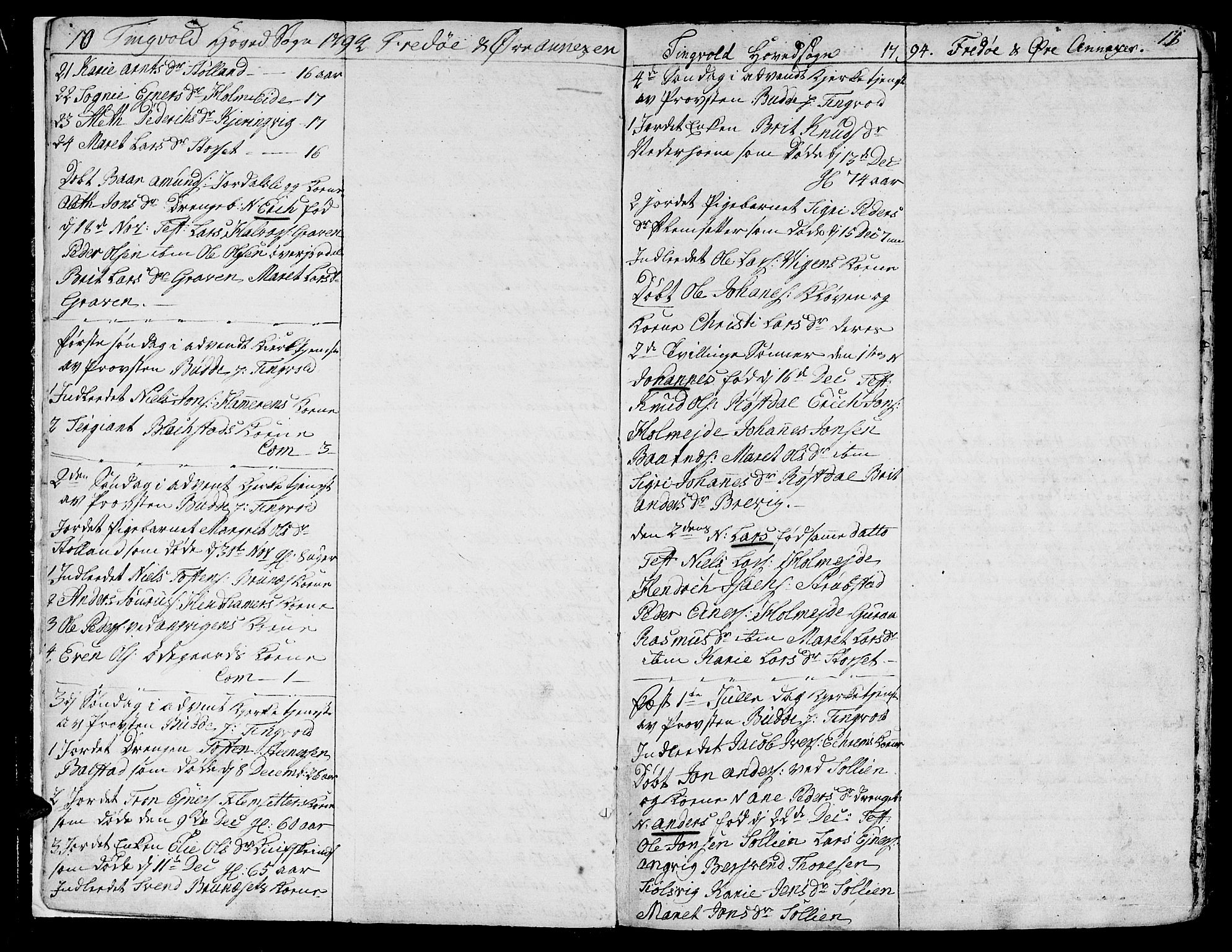 Ministerialprotokoller, klokkerbøker og fødselsregistre - Møre og Romsdal, AV/SAT-A-1454/586/L0981: Parish register (official) no. 586A07, 1794-1819, p. 10-11