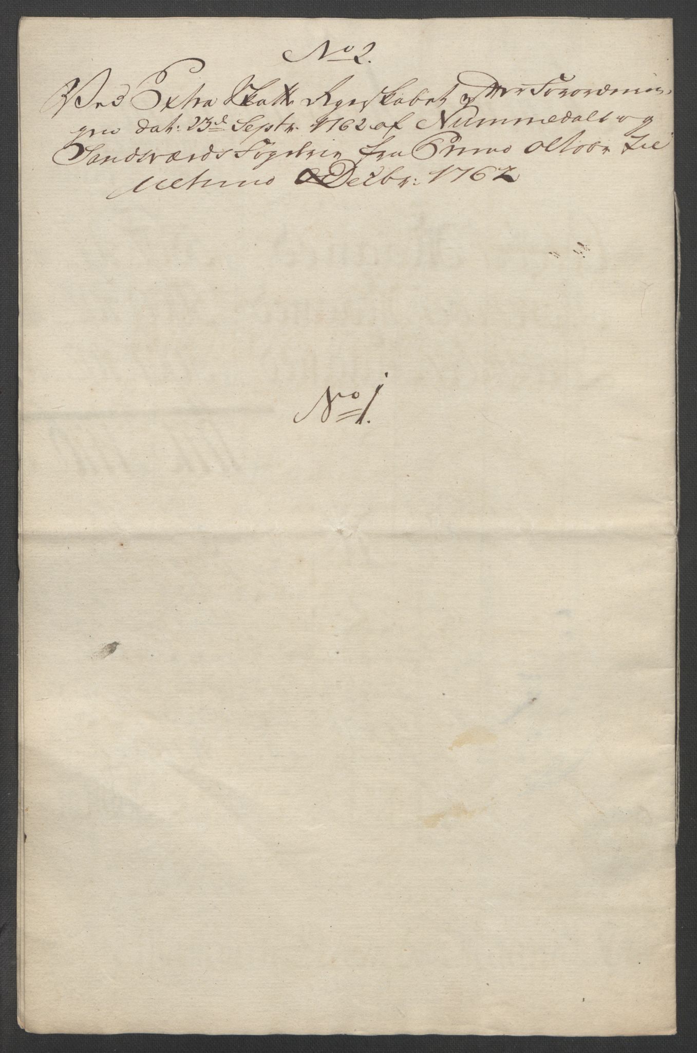 Rentekammeret inntil 1814, Reviderte regnskaper, Fogderegnskap, AV/RA-EA-4092/R24/L1672: Ekstraskatten Numedal og Sandsvær, 1762-1767, p. 120