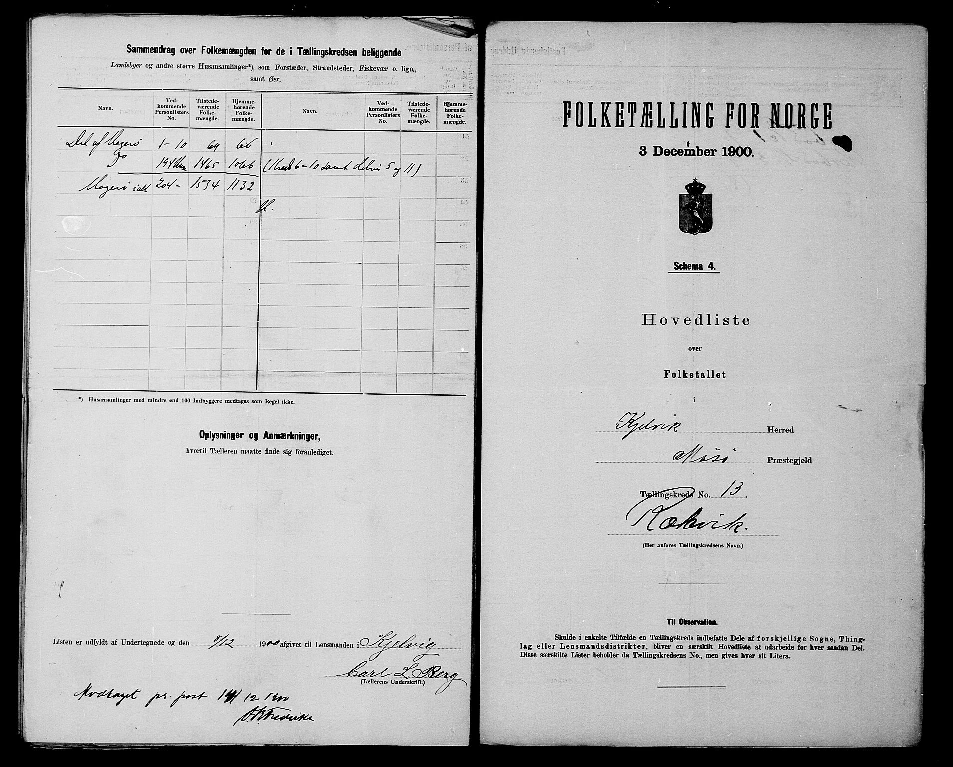 SATØ, 1900 census for Kjelvik, 1900, p. 28