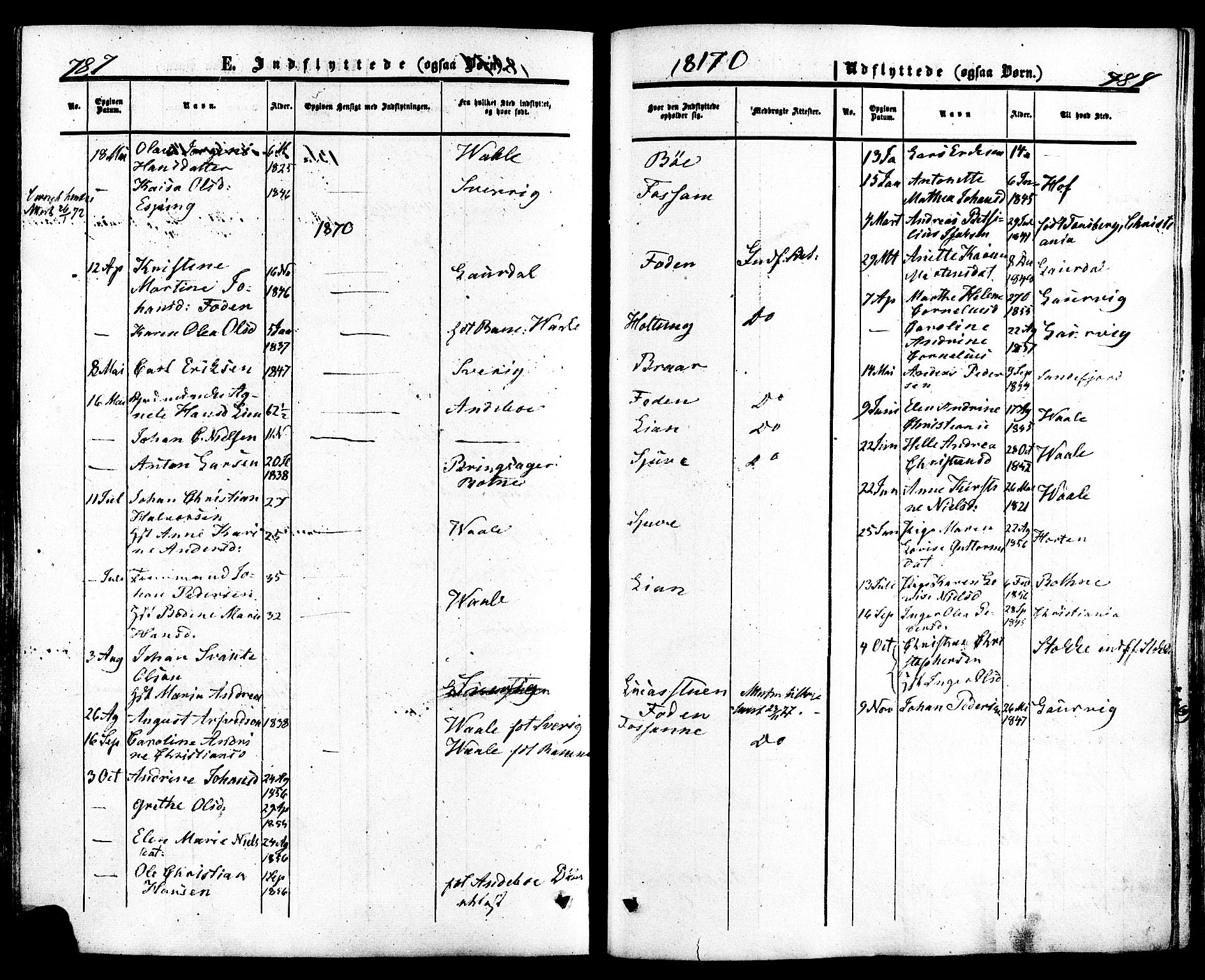 Ramnes kirkebøker, SAKO/A-314/F/Fa/L0006: Parish register (official) no. I 6, 1862-1877, p. 787-788