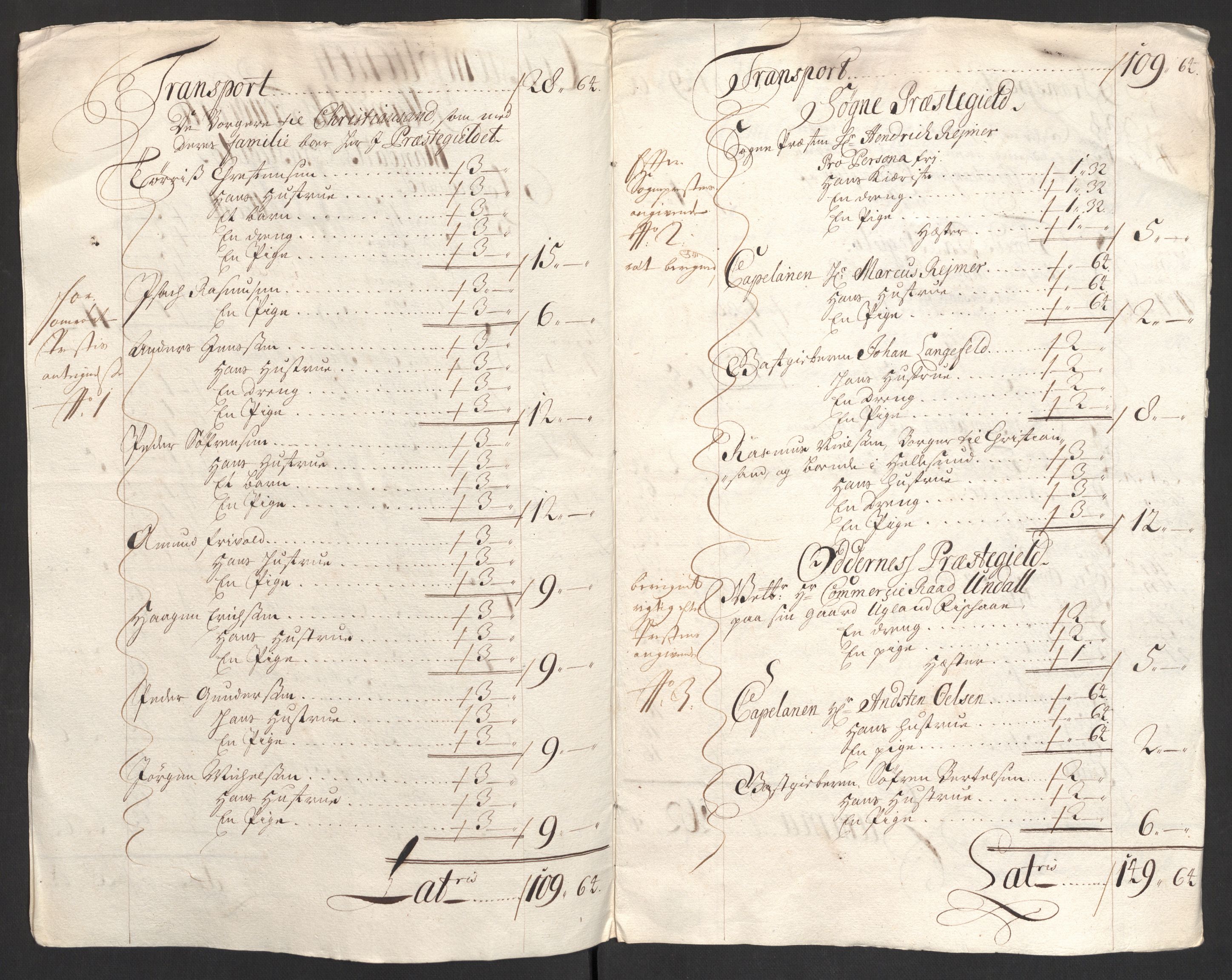 Rentekammeret inntil 1814, Reviderte regnskaper, Fogderegnskap, RA/EA-4092/R43/L2550: Fogderegnskap Lista og Mandal, 1703-1704, p. 67