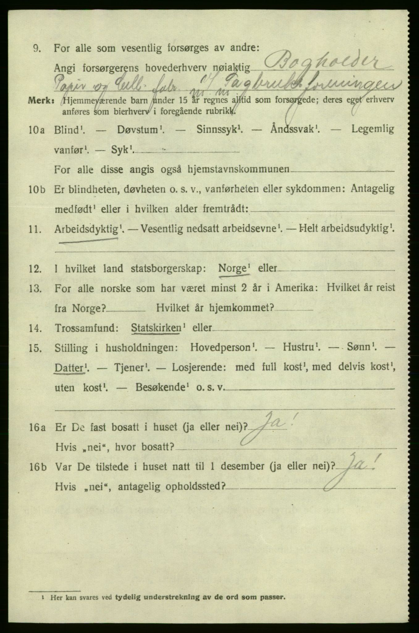 SAO, 1920 census for Fredrikshald, 1920, p. 10271