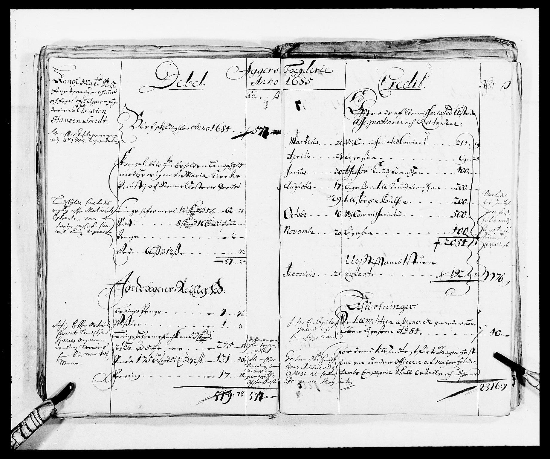 Rentekammeret inntil 1814, Reviderte regnskaper, Fogderegnskap, AV/RA-EA-4092/R08/L0420: Fogderegnskap Aker, 1682-1691, p. 44