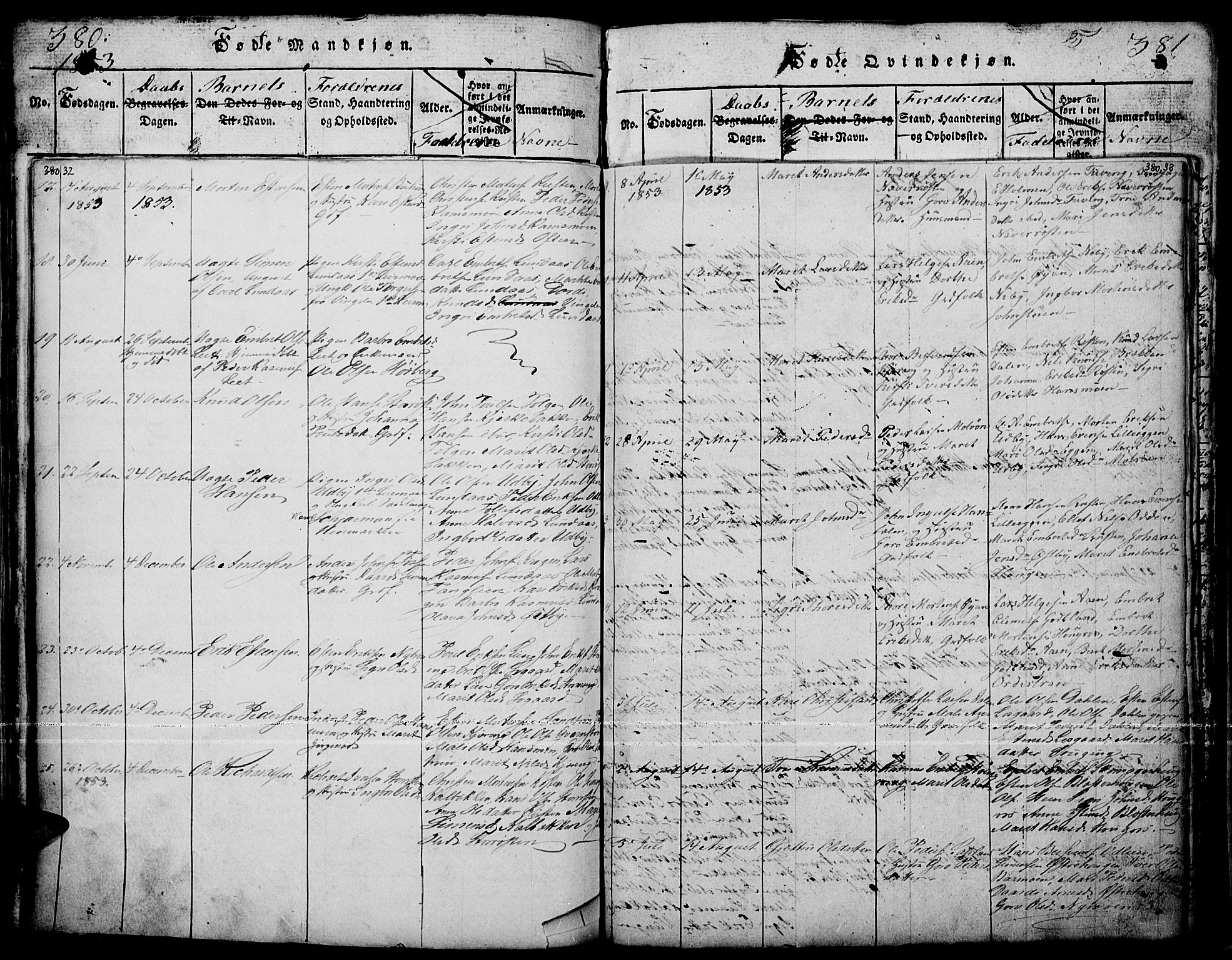 Tynset prestekontor, AV/SAH-PREST-058/H/Ha/Hab/L0001: Parish register (copy) no. 1, 1814-1859