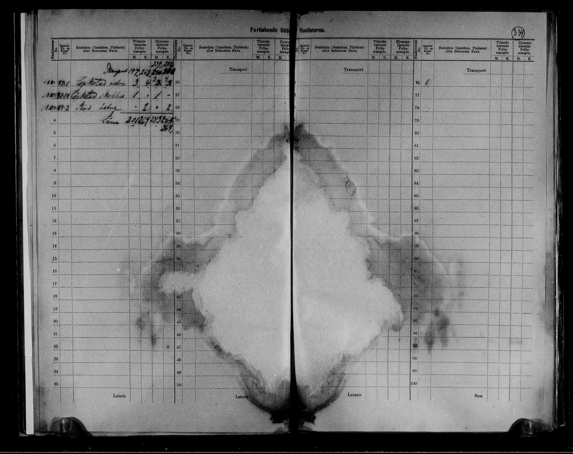 RA, 1891 census for 0724 Sandeherred, 1891, p. 40