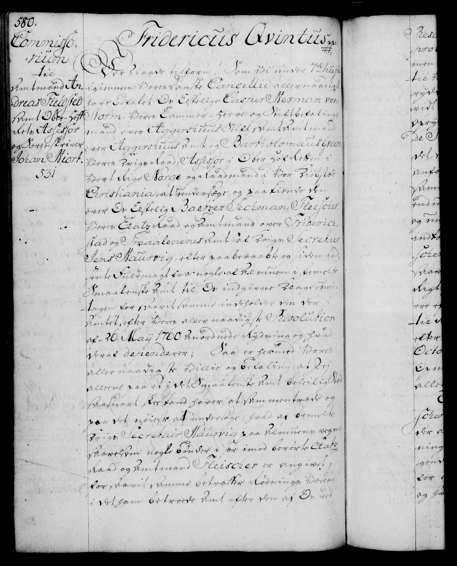 Rentekammeret, Kammerkanselliet, AV/RA-EA-3111/G/Gg/Gga/L0007: Norsk ekspedisjonsprotokoll med register (merket RK 53.7), 1759-1768, p. 580