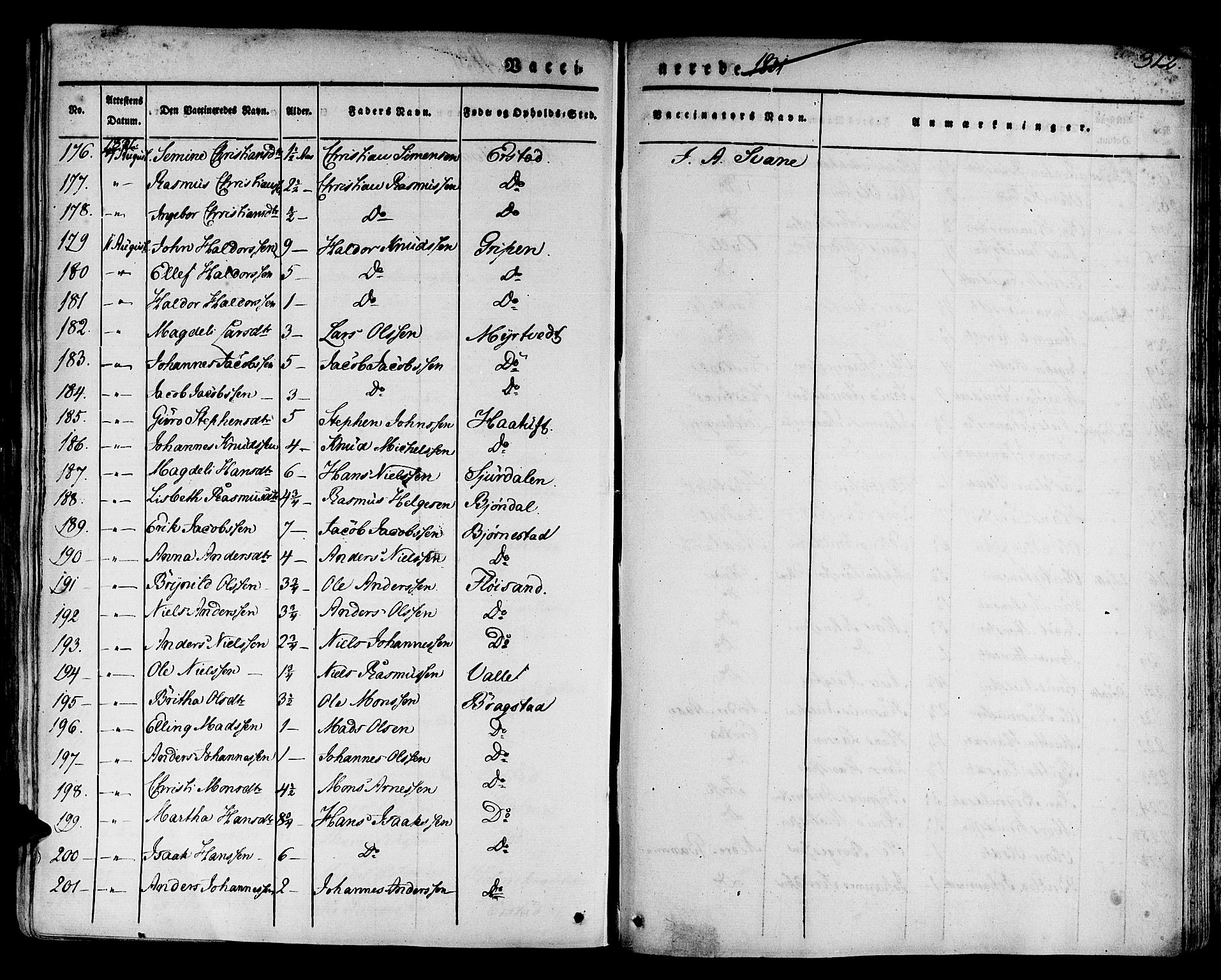 Hamre sokneprestembete, AV/SAB-A-75501/H/Ha/Haa/Haaa/L0011: Parish register (official) no. A 11, 1826-1834, p. 312