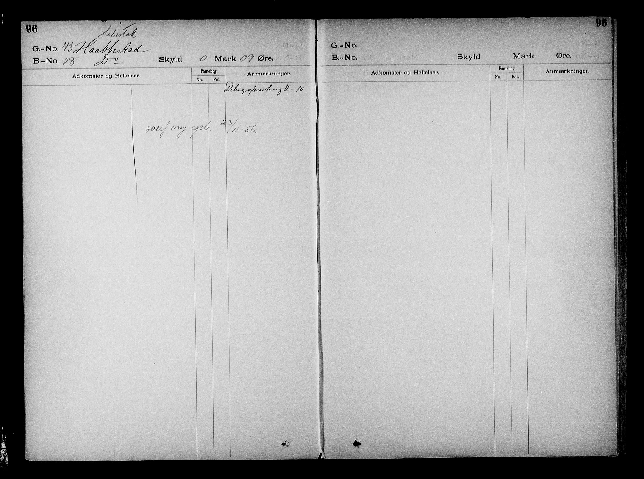 Vestre Nedenes/Sand sorenskriveri, SAK/1221-0010/G/Ga/L0022: Mortgage register no. 15, 1899-1957, p. 96
