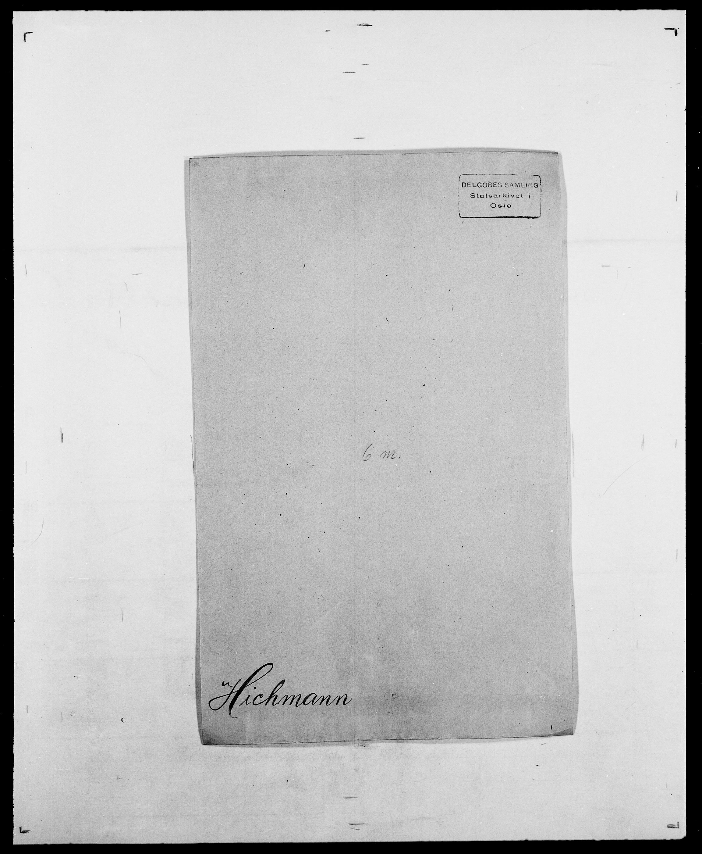 Delgobe, Charles Antoine - samling, SAO/PAO-0038/D/Da/L0017: Helander - Hjørne, p. 397