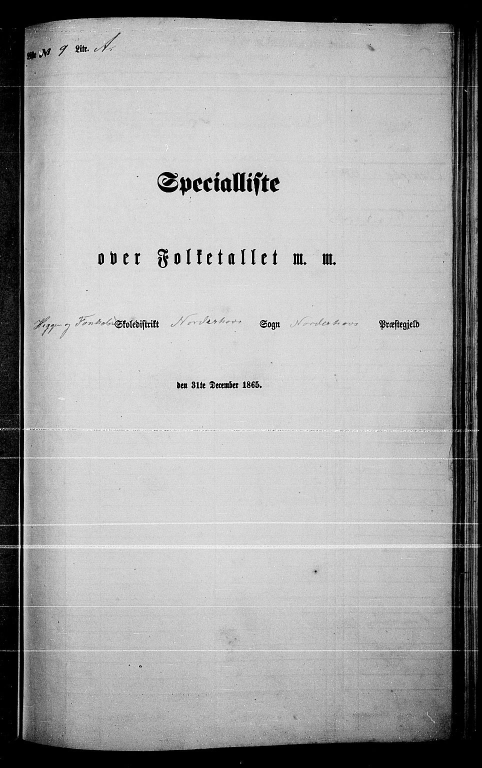 RA, 1865 census for Norderhov/Norderhov, Haug og Lunder, 1865, p. 185