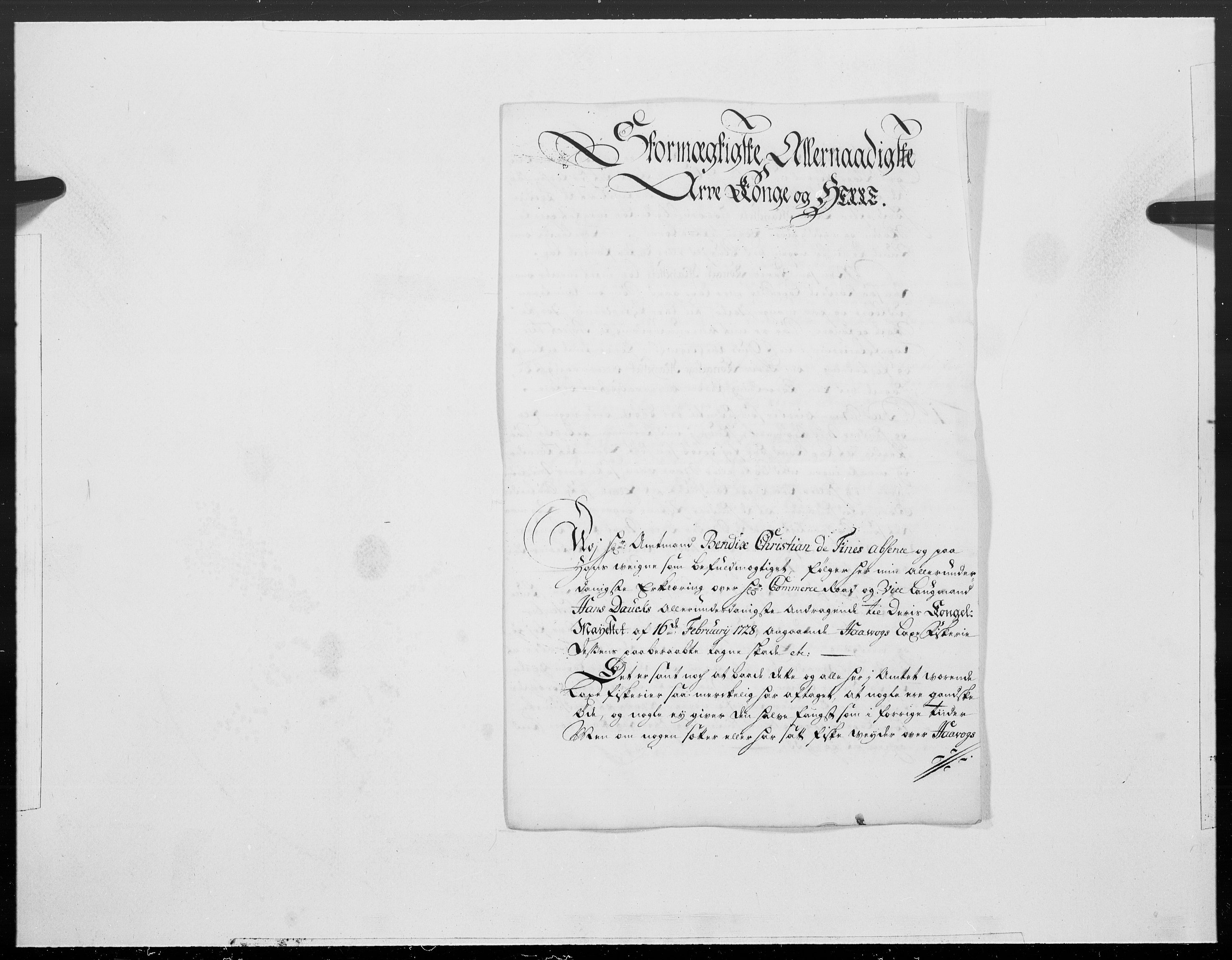 Danske Kanselli 1572-1799, RA/EA-3023/F/Fc/Fcc/Fcca/L0104: Norske innlegg 1572-1799, 1729, p. 89