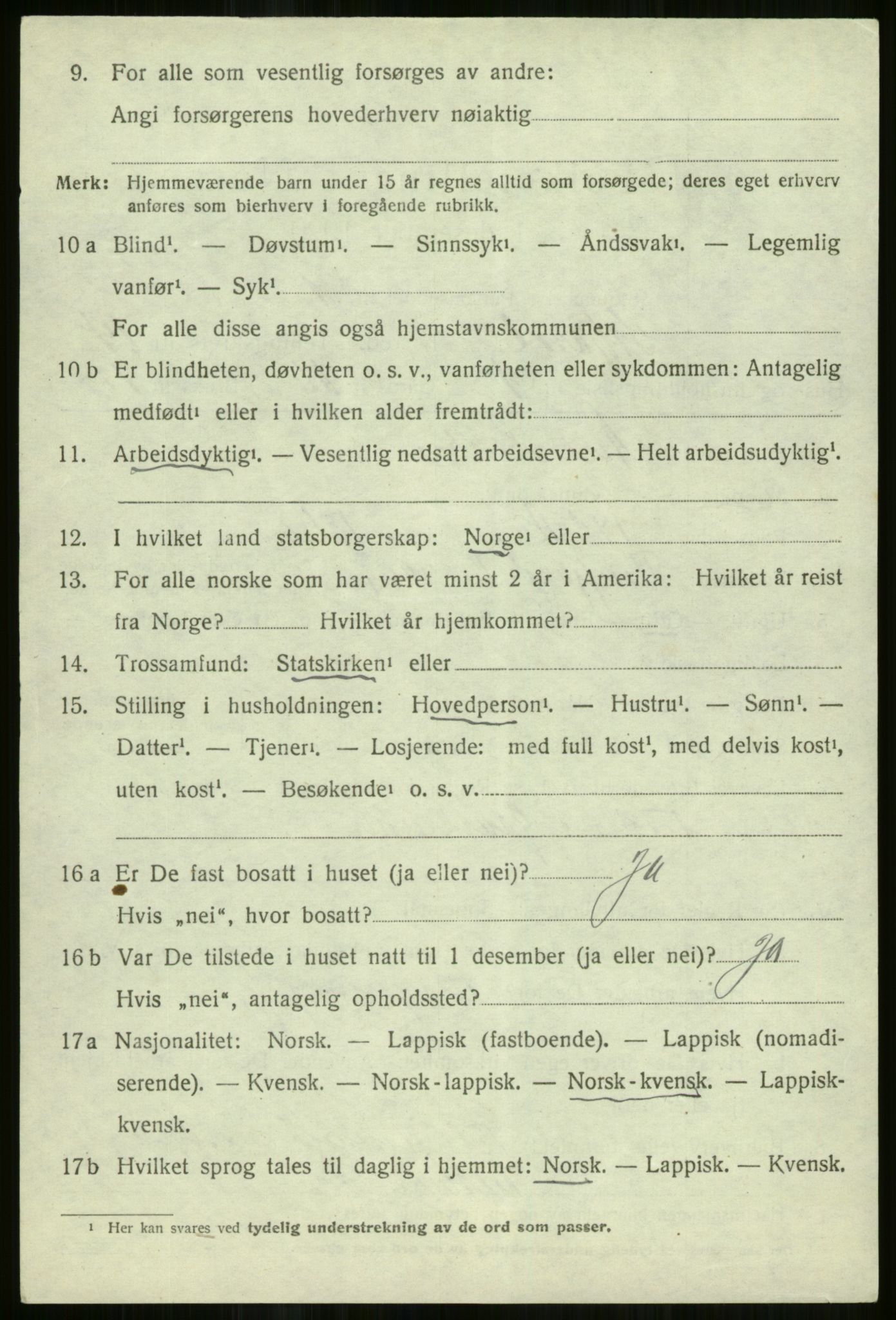 SATØ, 1920 census for Skjervøy, 1920, p. 6826