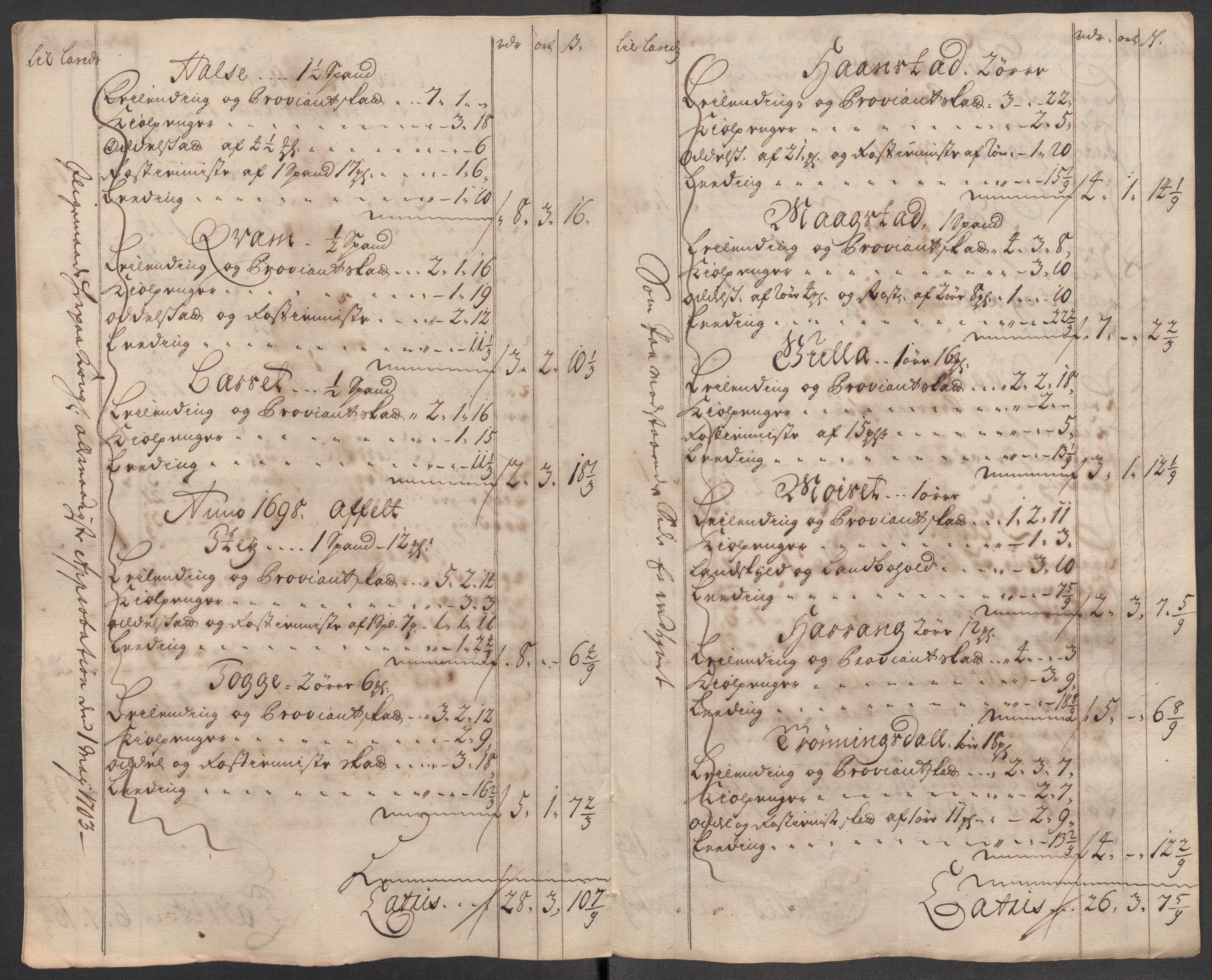 Rentekammeret inntil 1814, Reviderte regnskaper, Fogderegnskap, RA/EA-4092/R56/L3748: Fogderegnskap Nordmøre, 1714-1715, p. 545