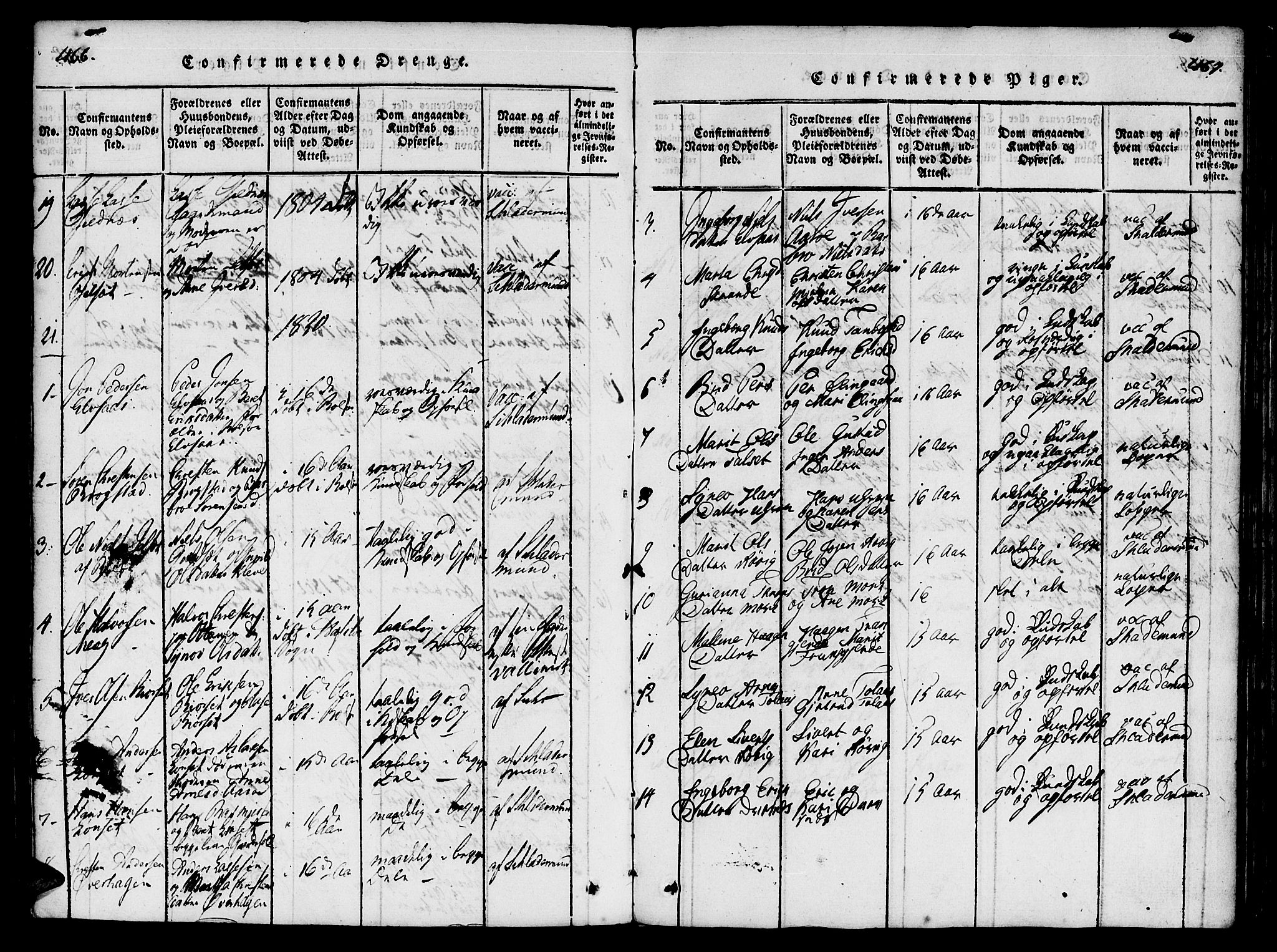 Ministerialprotokoller, klokkerbøker og fødselsregistre - Møre og Romsdal, SAT/A-1454/555/L0652: Parish register (official) no. 555A03, 1817-1843, p. 466-467