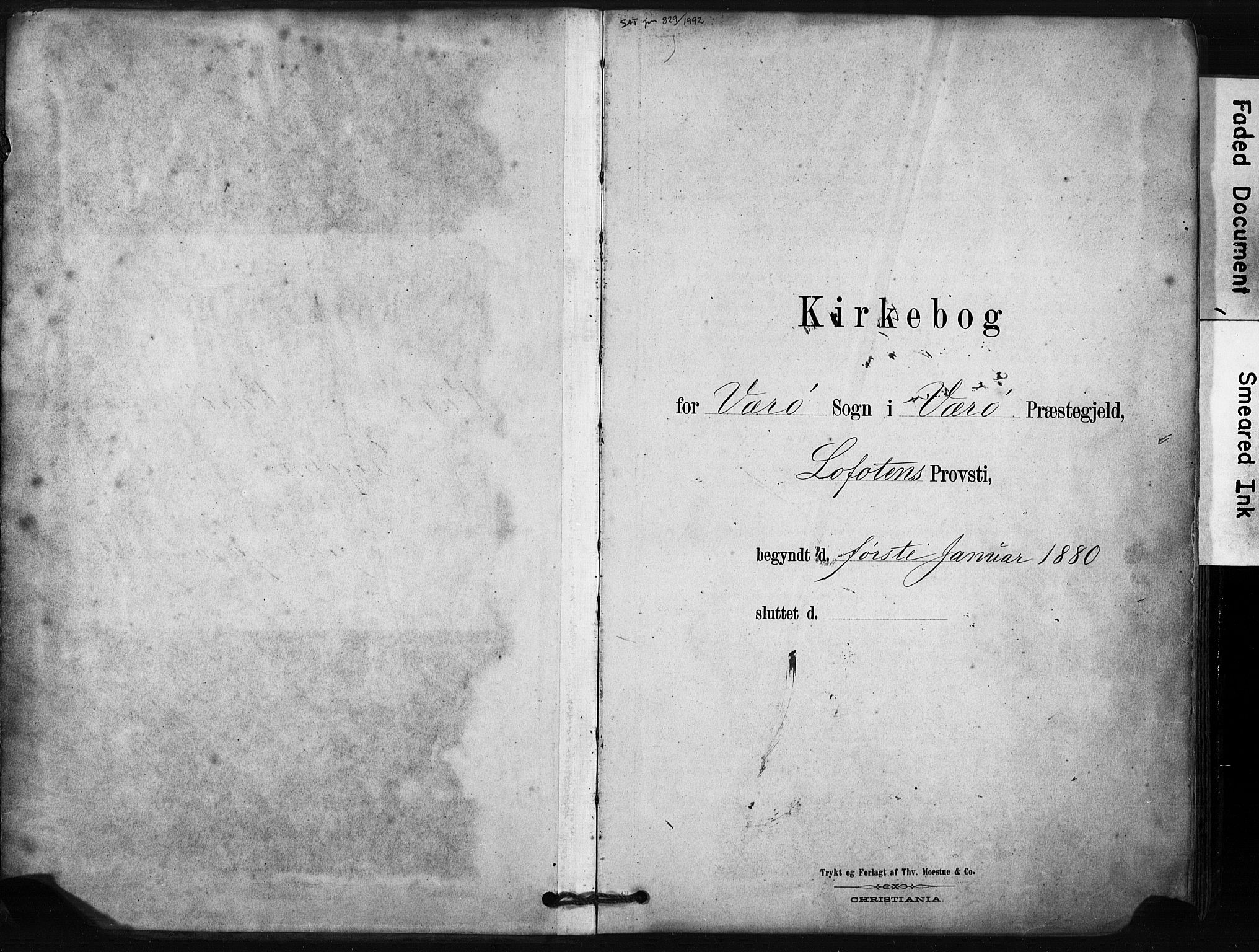 Ministerialprotokoller, klokkerbøker og fødselsregistre - Nordland, SAT/A-1459/807/L0122: Parish register (official) no. 807A05, 1880-1902