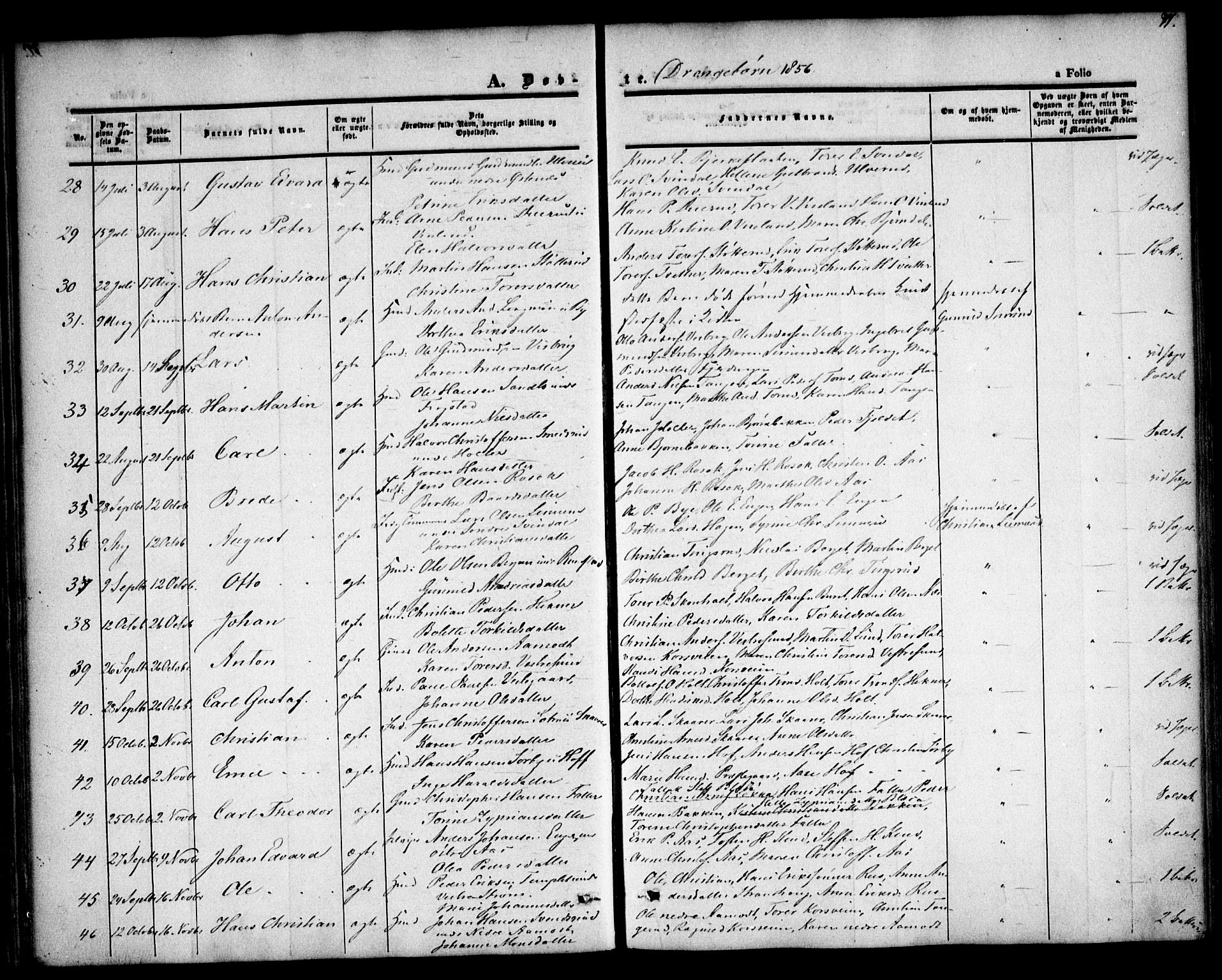 Fet prestekontor Kirkebøker, AV/SAO-A-10370a/F/Fa/L0010: Parish register (official) no. I 10, 1847-1859, p. 71