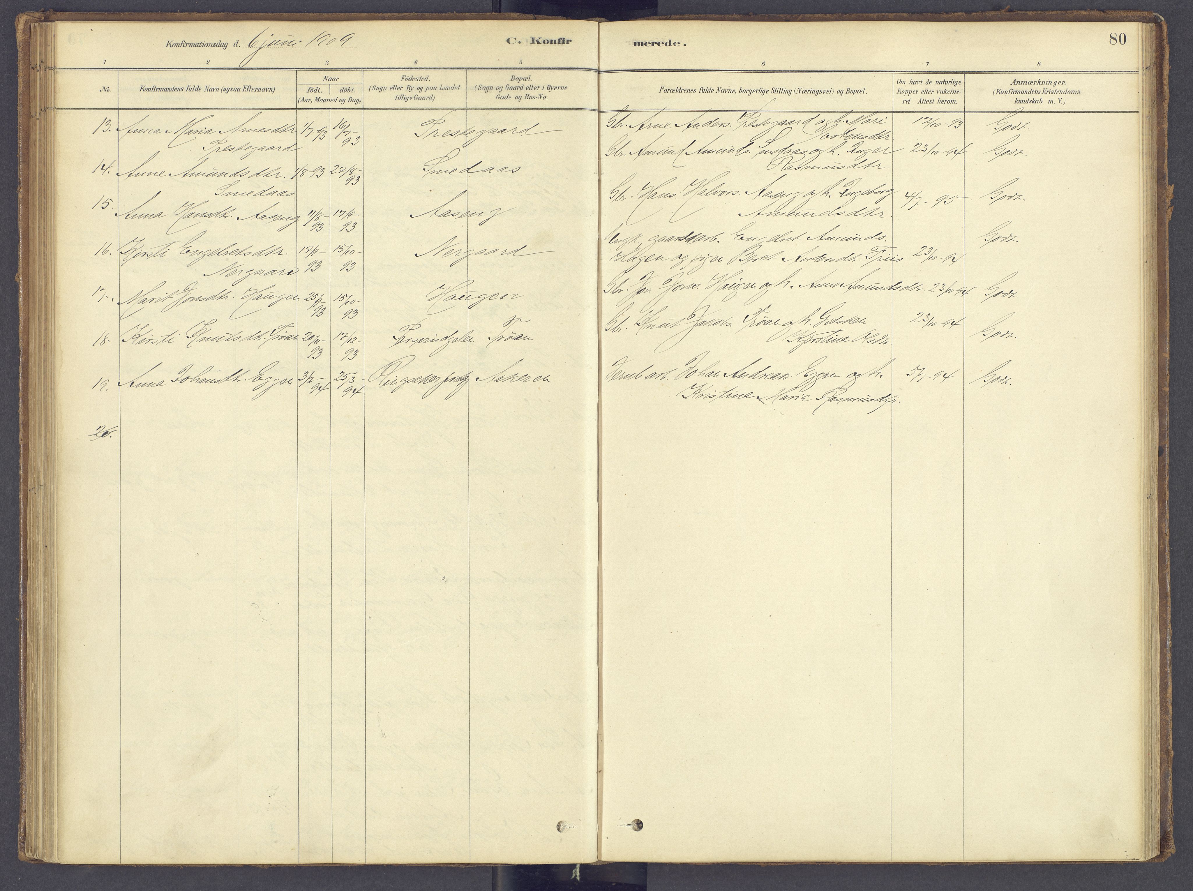 Tolga prestekontor, AV/SAH-PREST-062/K/L0012: Parish register (official) no. 12, 1877-1925, p. 80