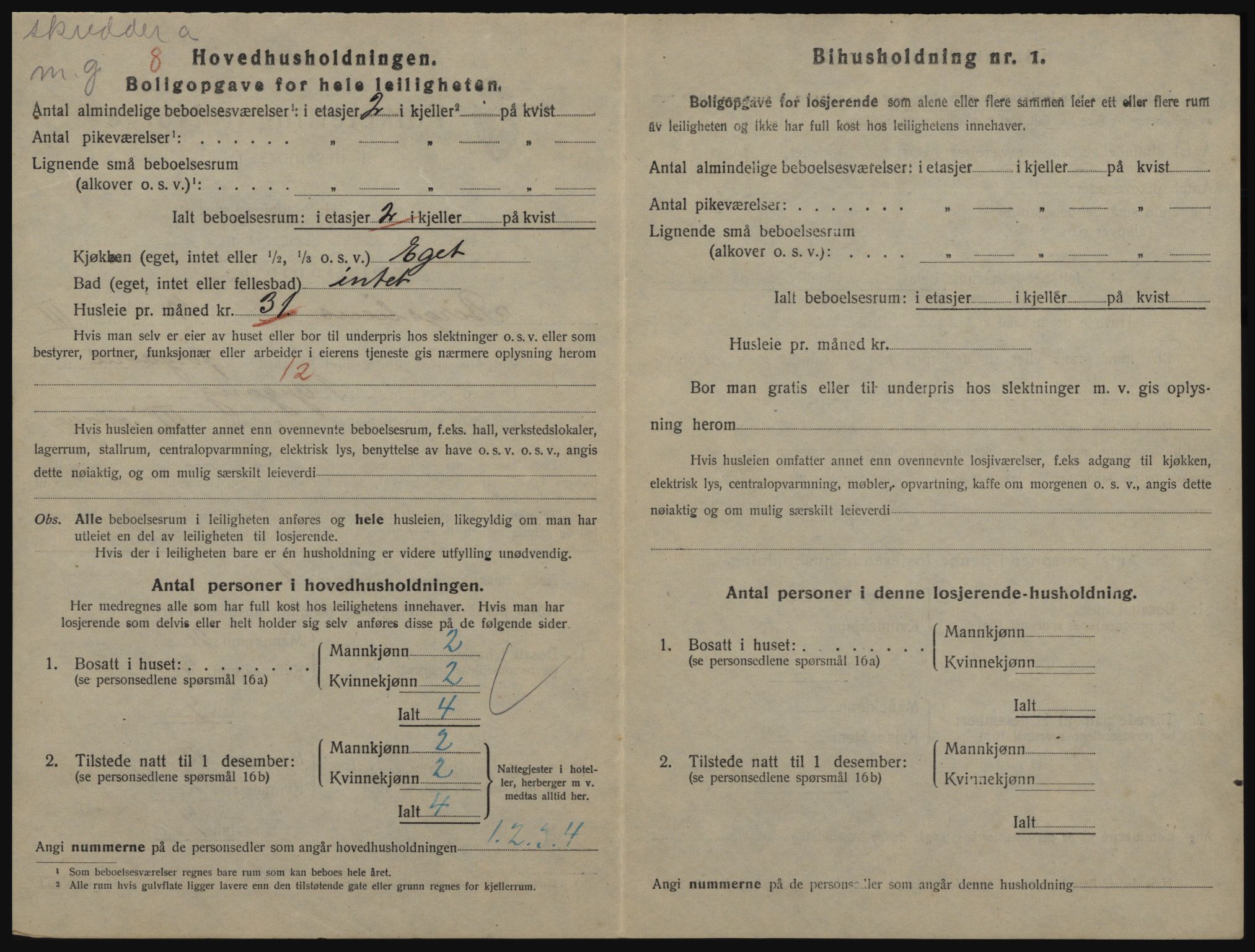 SAO, 1920 census for Kristiania, 1920, p. 4481