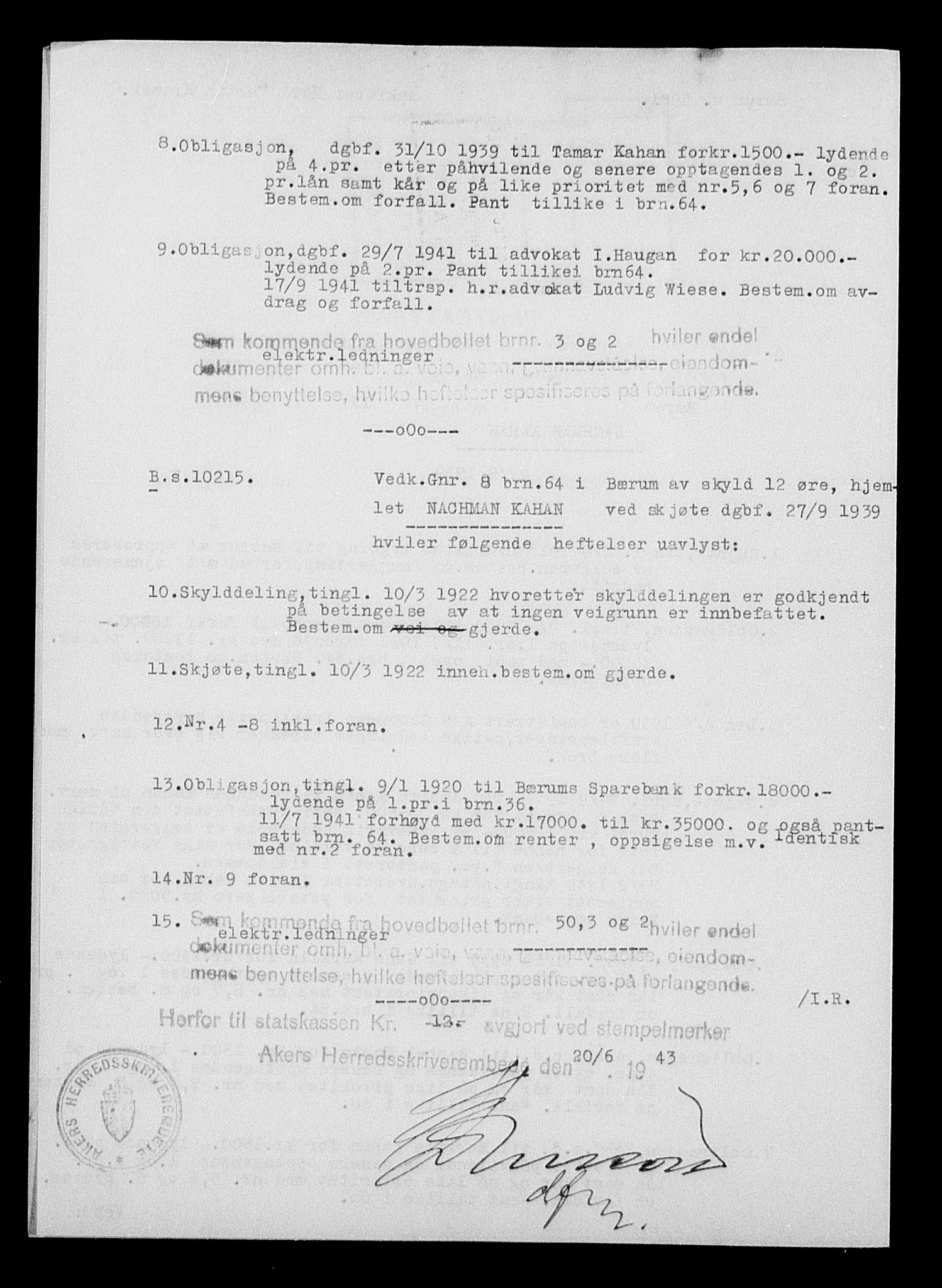 Justisdepartementet, Tilbakeføringskontoret for inndratte formuer, AV/RA-S-1564/H/Hc/Hcc/L0948: --, 1945-1947, p. 474