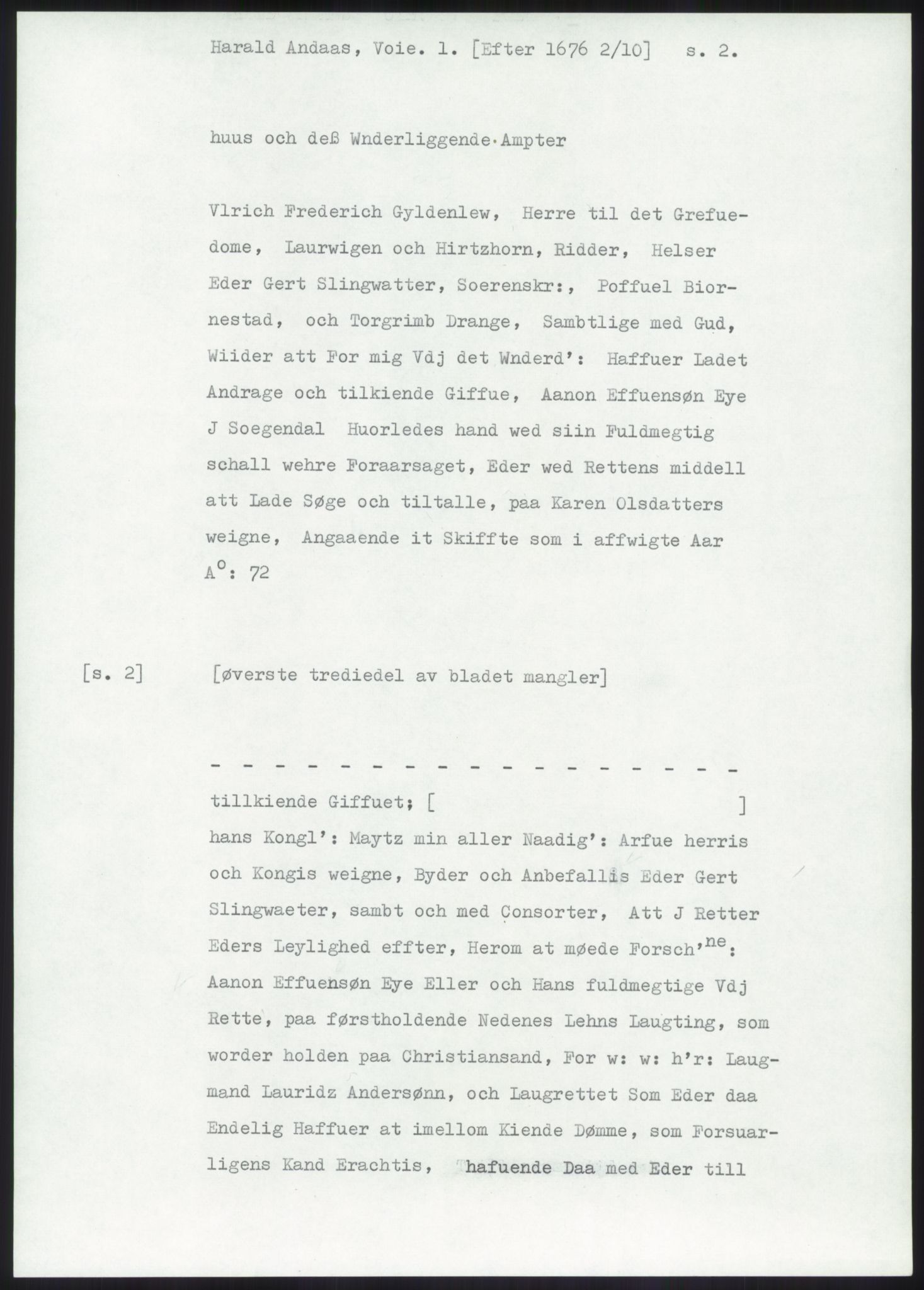 Samlinger til kildeutgivelse, Diplomavskriftsamlingen, RA/EA-4053/H/Ha, p. 516