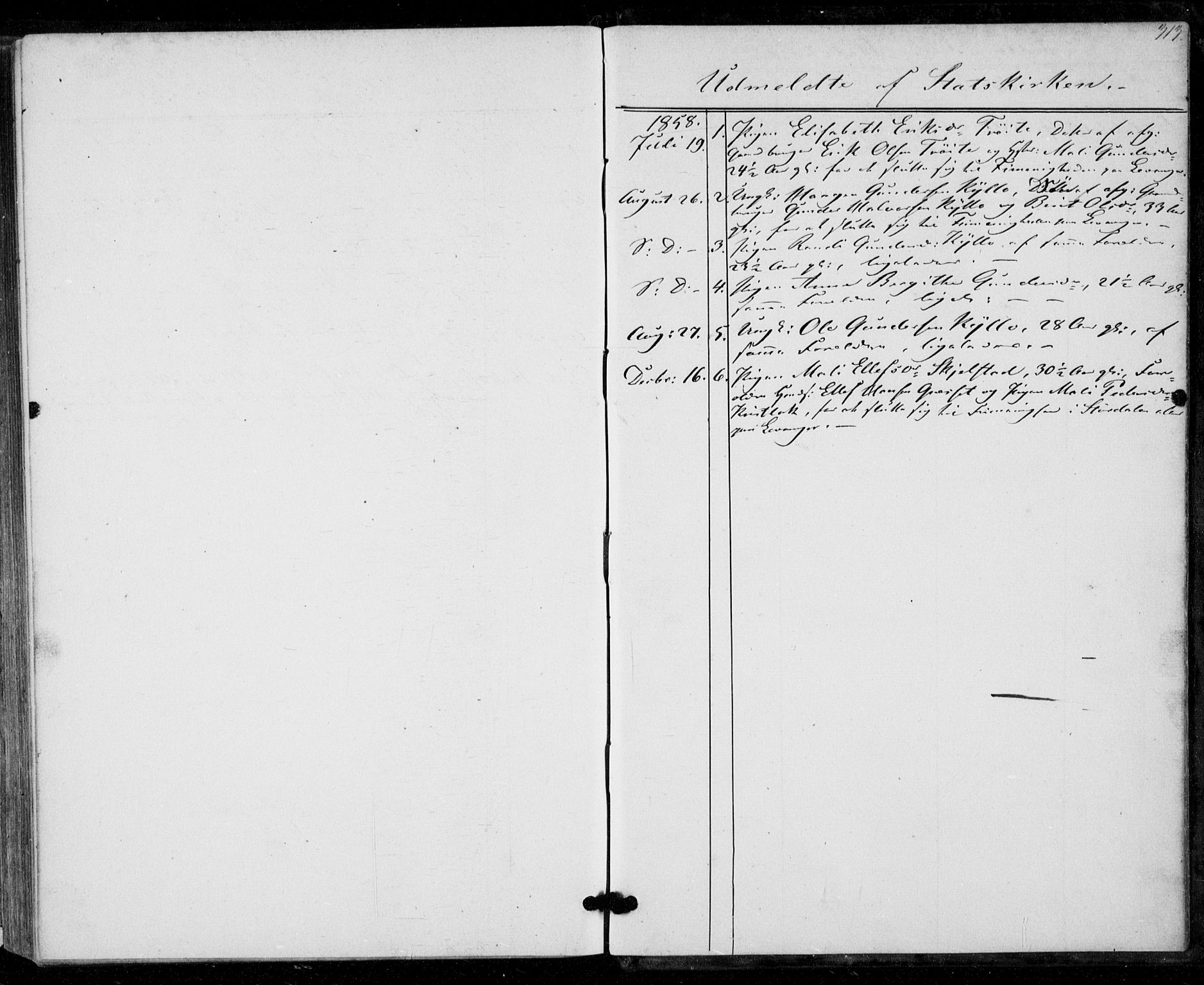 Ministerialprotokoller, klokkerbøker og fødselsregistre - Nord-Trøndelag, AV/SAT-A-1458/703/L0028: Parish register (official) no. 703A01, 1850-1862, p. 313