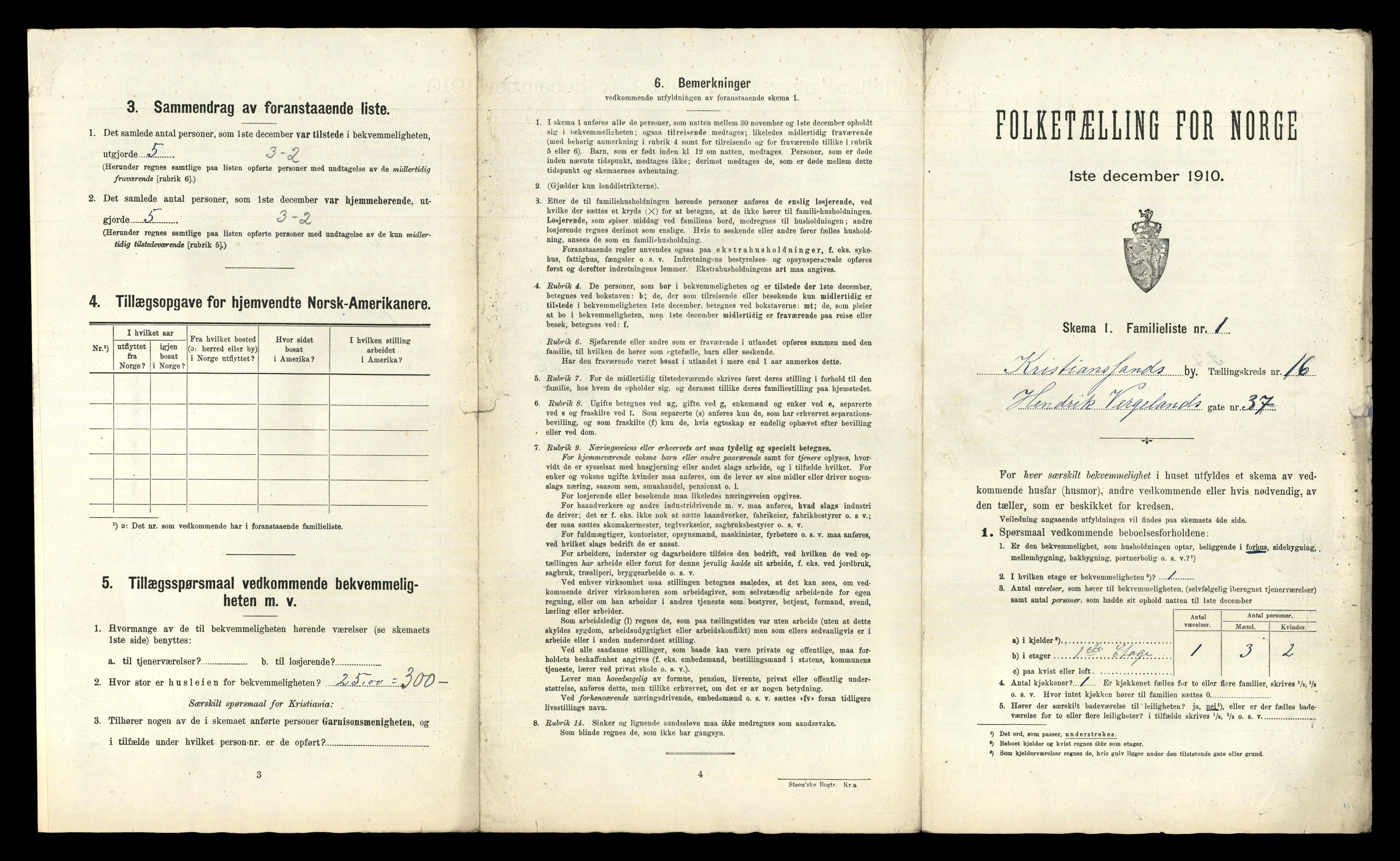 RA, 1910 census for Kristiansand, 1910, p. 4094