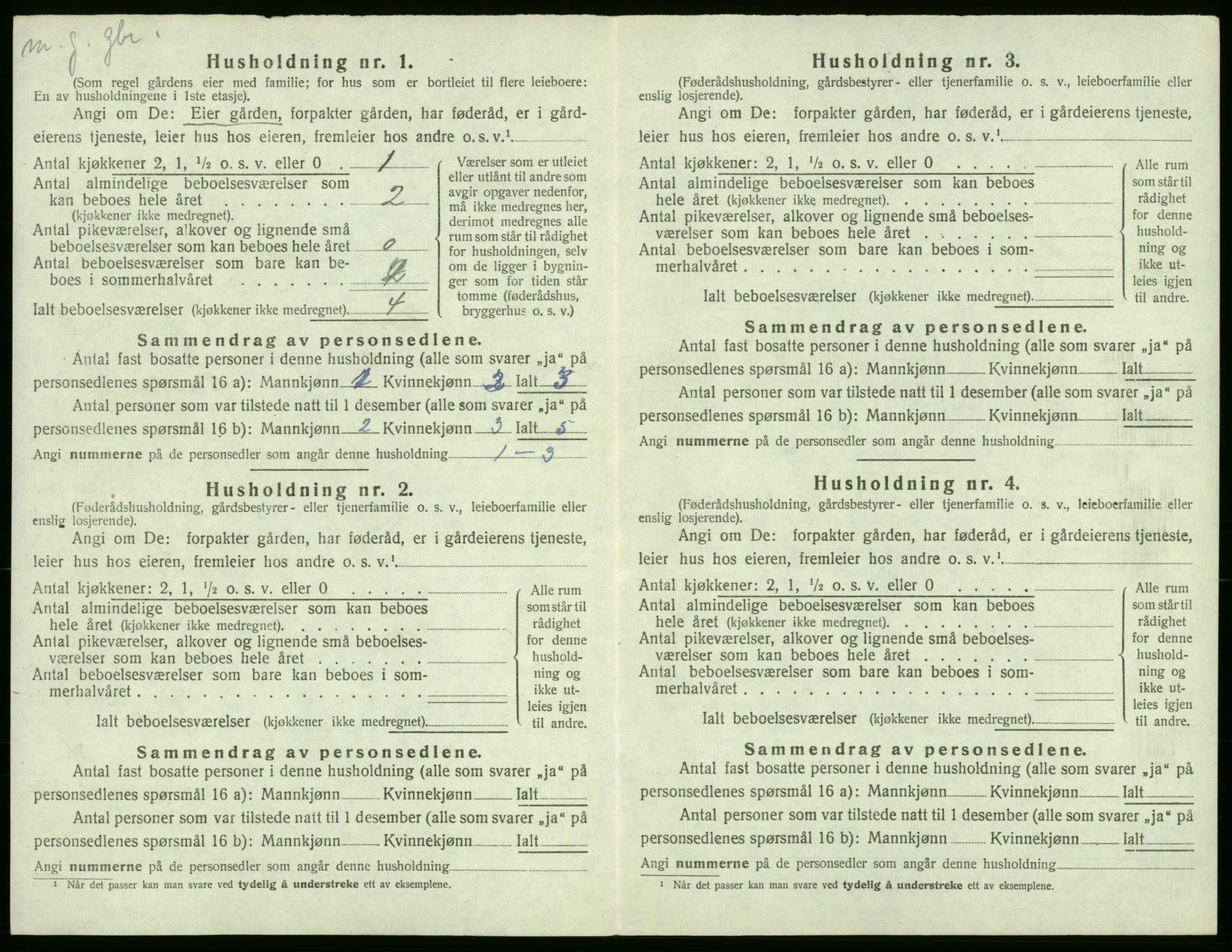 SAB, 1920 census for Stord, 1920, p. 178