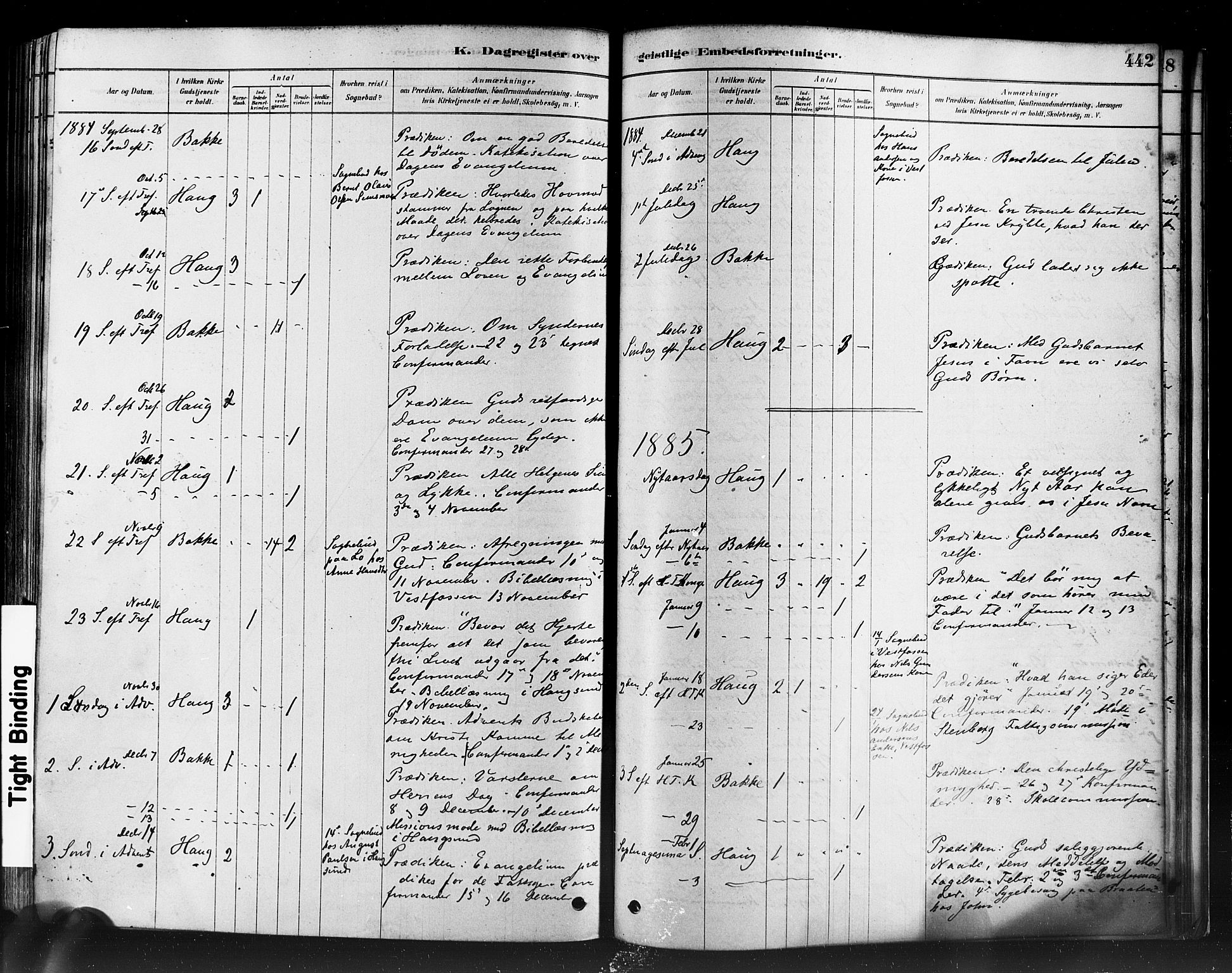 Eiker kirkebøker, SAKO/A-4/F/Fb/L0001: Parish register (official) no. II 1, 1878-1888, p. 442