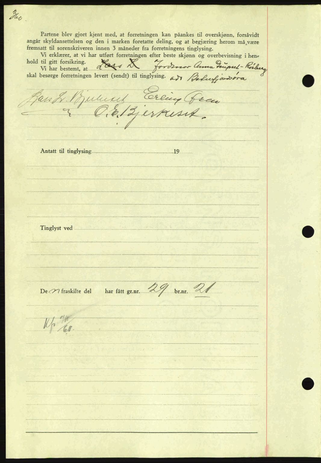 Nordmøre sorenskriveri, AV/SAT-A-4132/1/2/2Ca: Mortgage book no. A87, 1939-1940, Diary no: : 2900/1939