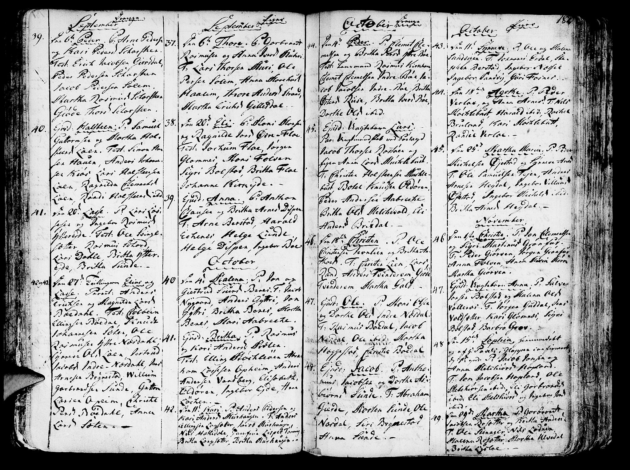 Innvik sokneprestembete, SAB/A-80501: Parish register (official) no. A 1, 1750-1816, p. 182