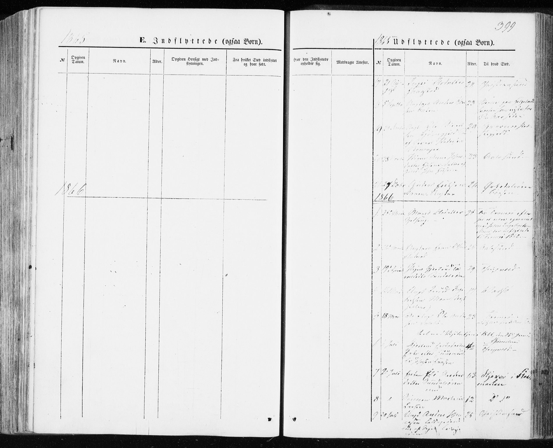 Ministerialprotokoller, klokkerbøker og fødselsregistre - Møre og Romsdal, SAT/A-1454/590/L1013: Parish register (official) no. 590A05, 1847-1877, p. 399