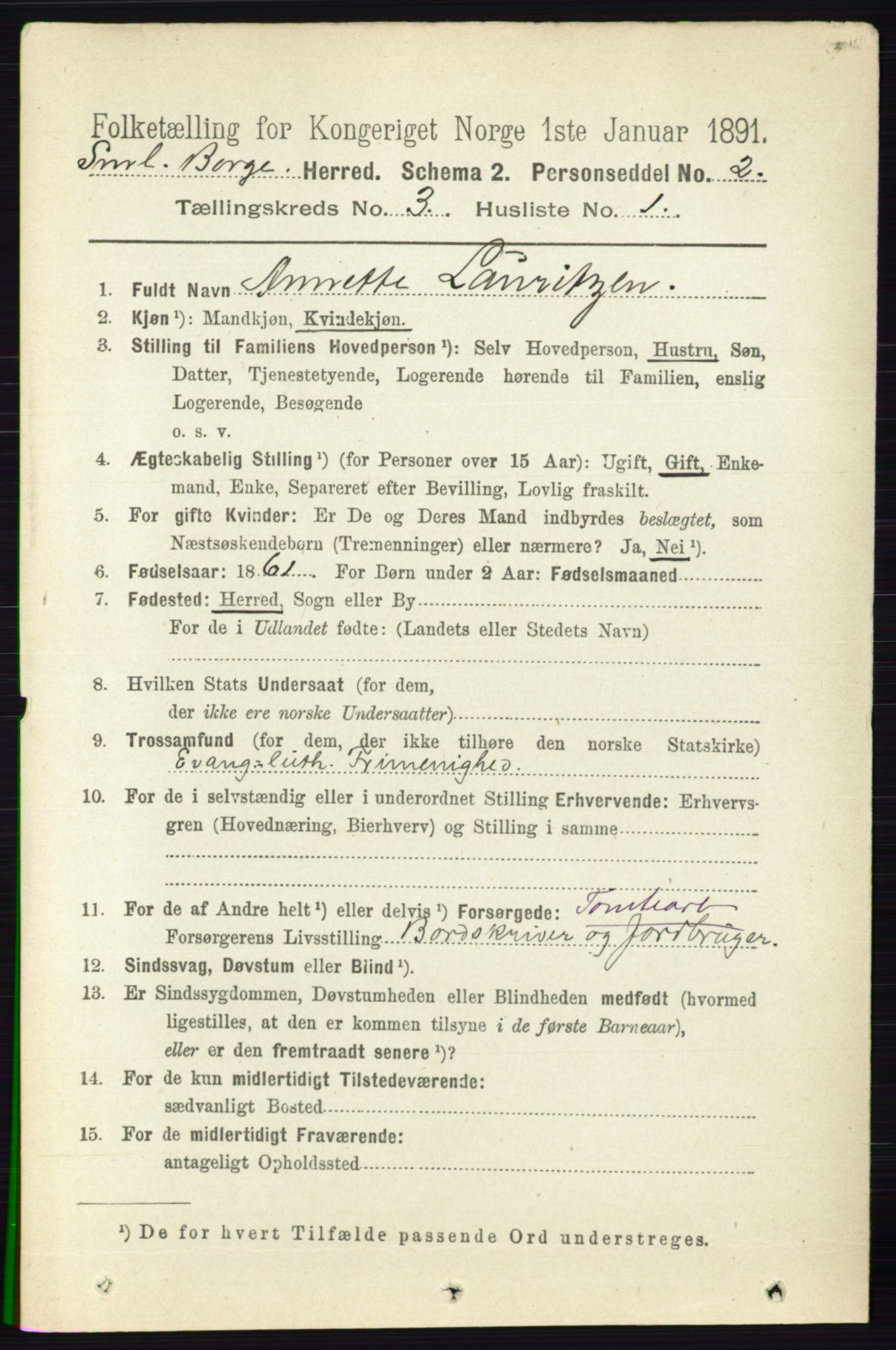 RA, 1891 census for 0113 Borge, 1891, p. 1370