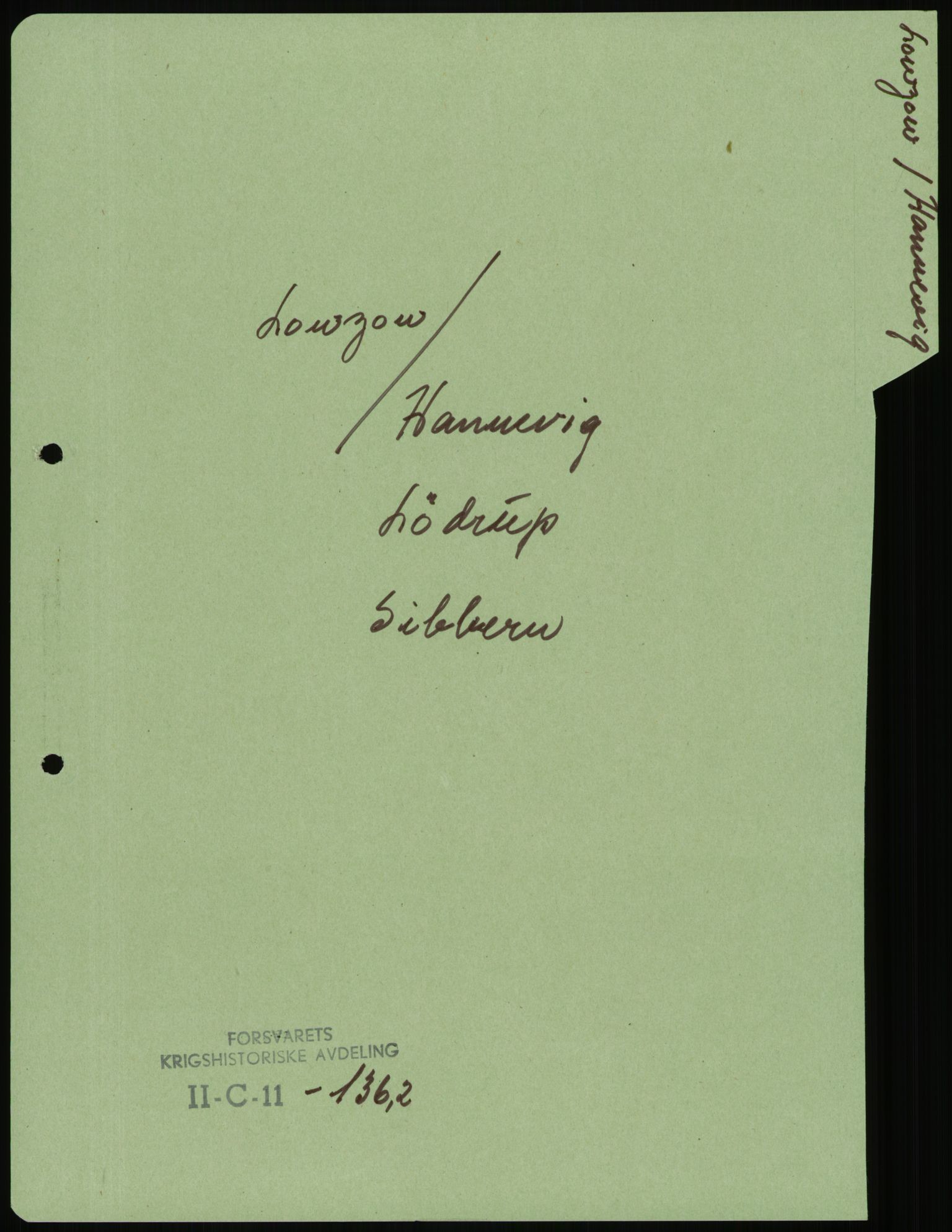 Forsvaret, Forsvarets krigshistoriske avdeling, AV/RA-RAFA-2017/Y/Yb/L0056: II-C-11-136-139  -  1. Divisjon, 1940-1957, p. 1036