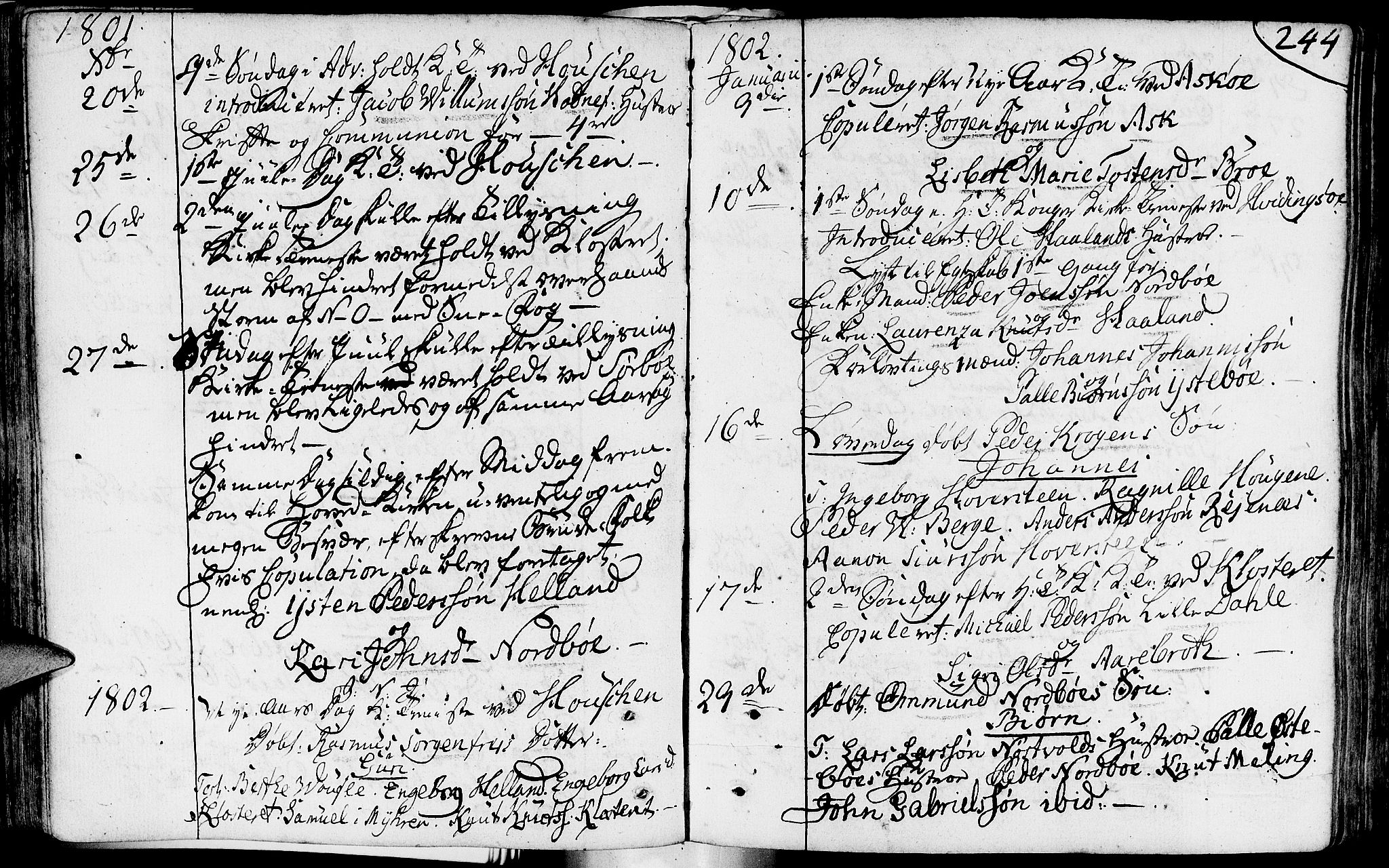 Rennesøy sokneprestkontor, SAST/A -101827/H/Ha/Haa/L0003: Parish register (official) no. A 3, 1772-1815, p. 244