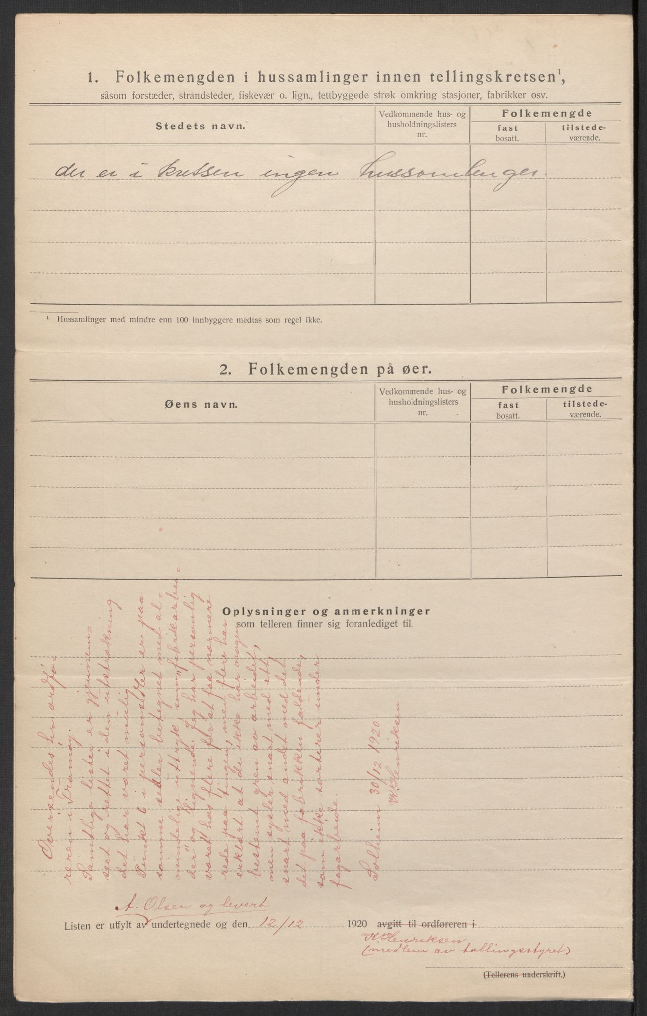 SAK, 1920 census for Tromøy, 1920, p. 29