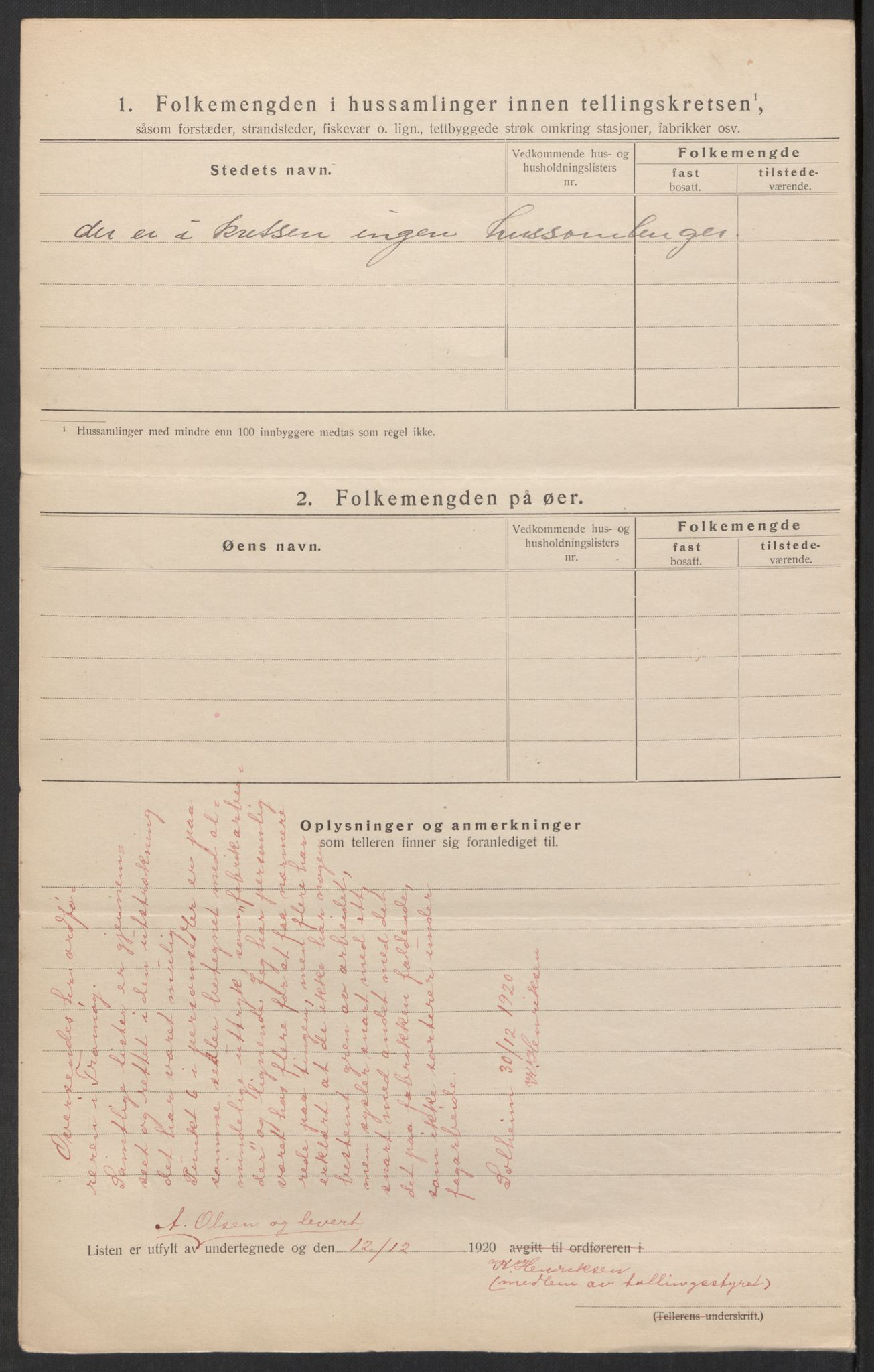 SAK, 1920 census for Tromøy, 1920, p. 29